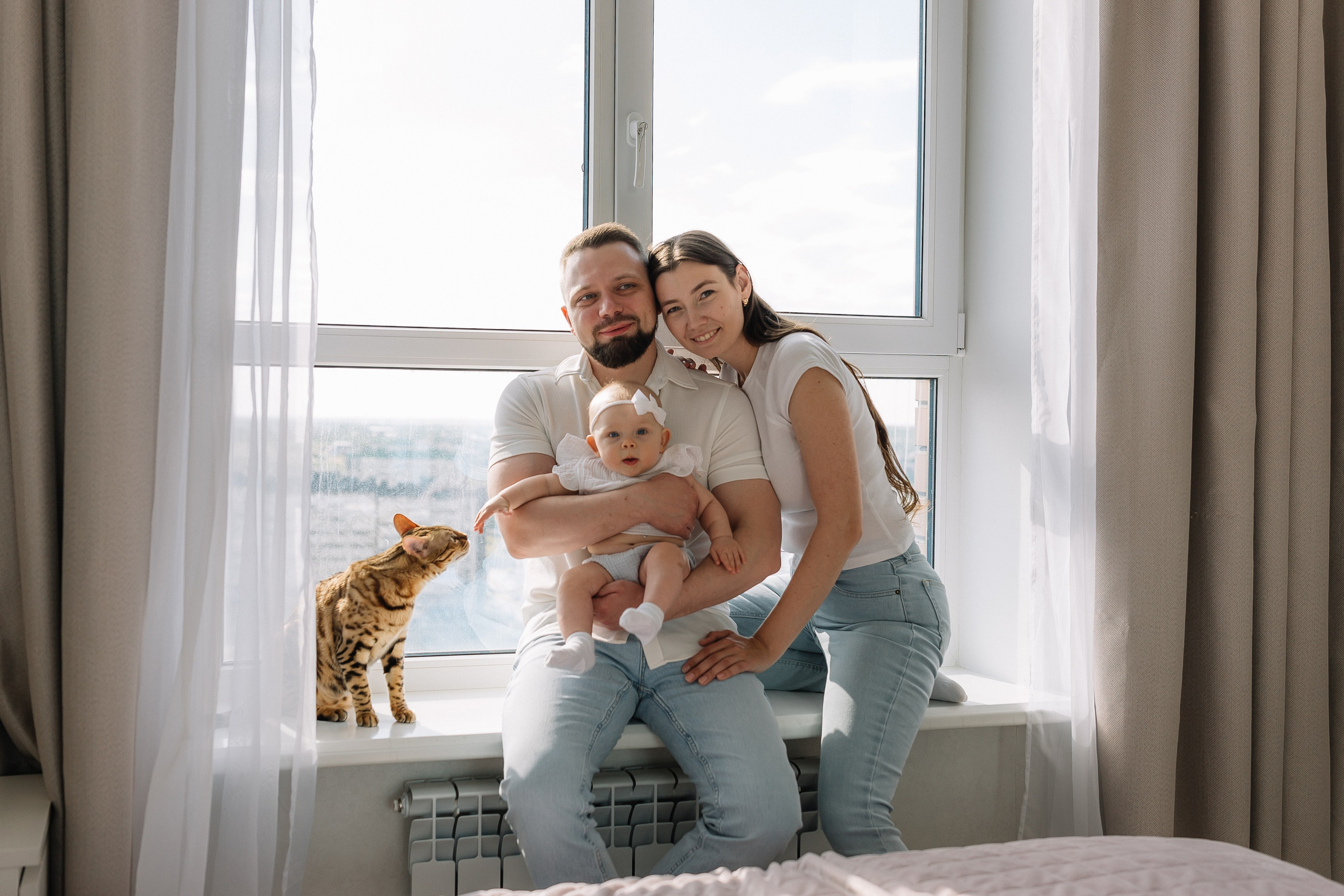 Тима, Мила, Алёша, Алисия домашняя. Семейный фотограф в Волгограде Надежда Головко