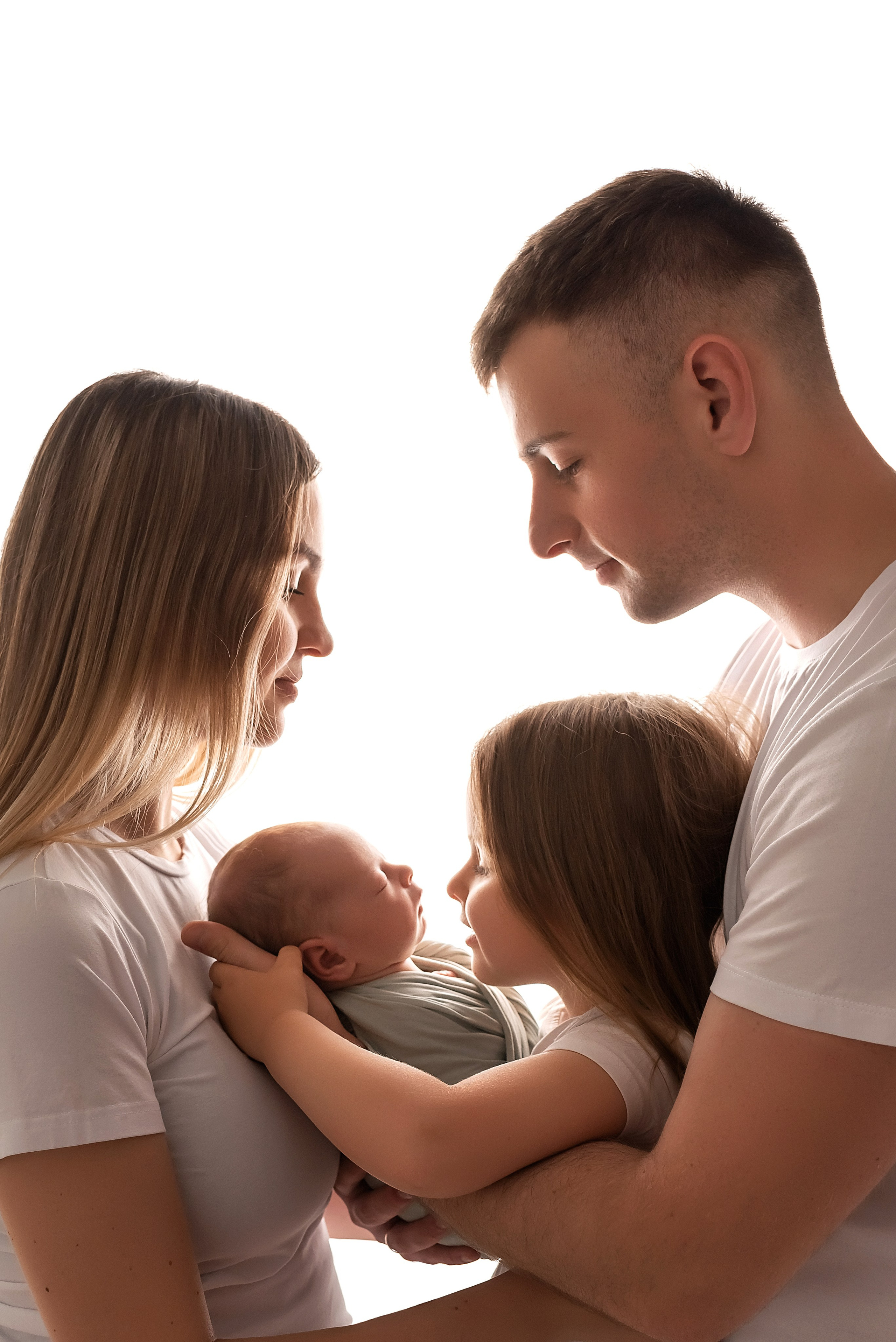 Новорождённые (в обмотках). Детский фотограф новорождённых в Минске Боровик Екатерина