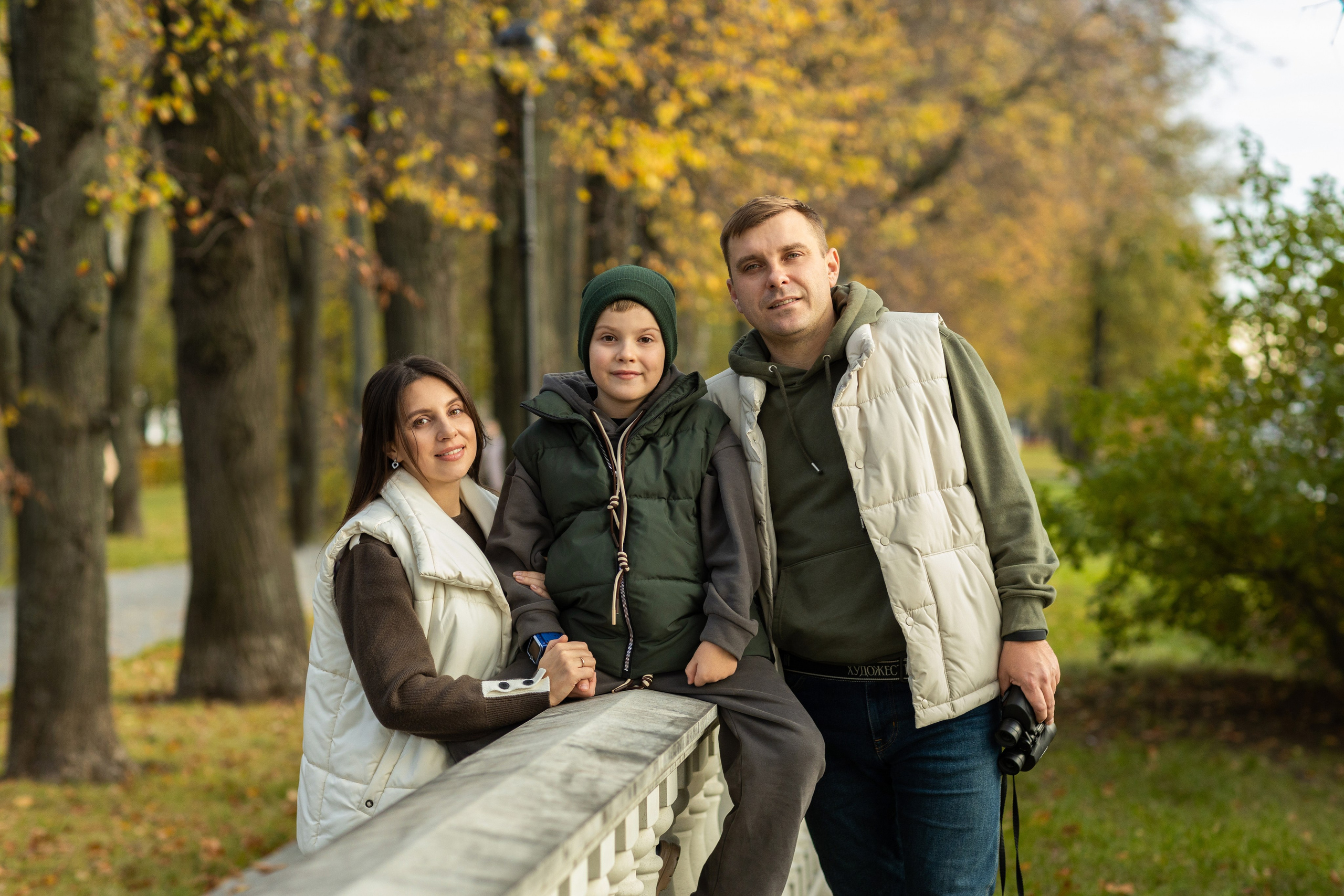 Осень на Речном вокзале. Семейный и детский фотограф в Москве Олеся Маркина