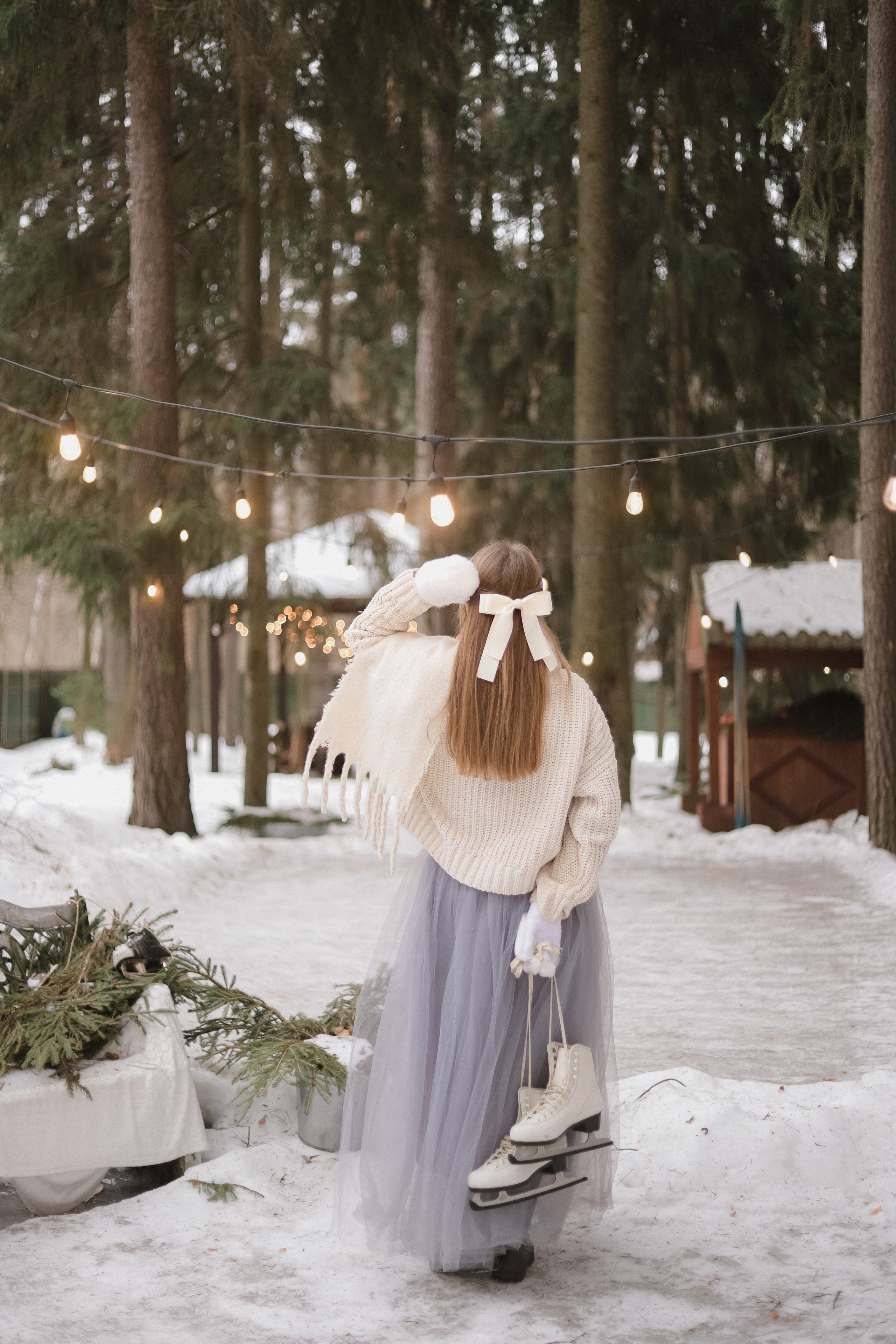 Девушка на катке. Свадебный, семейный и детский фотограф в Люберцах Зайцева Анастасия