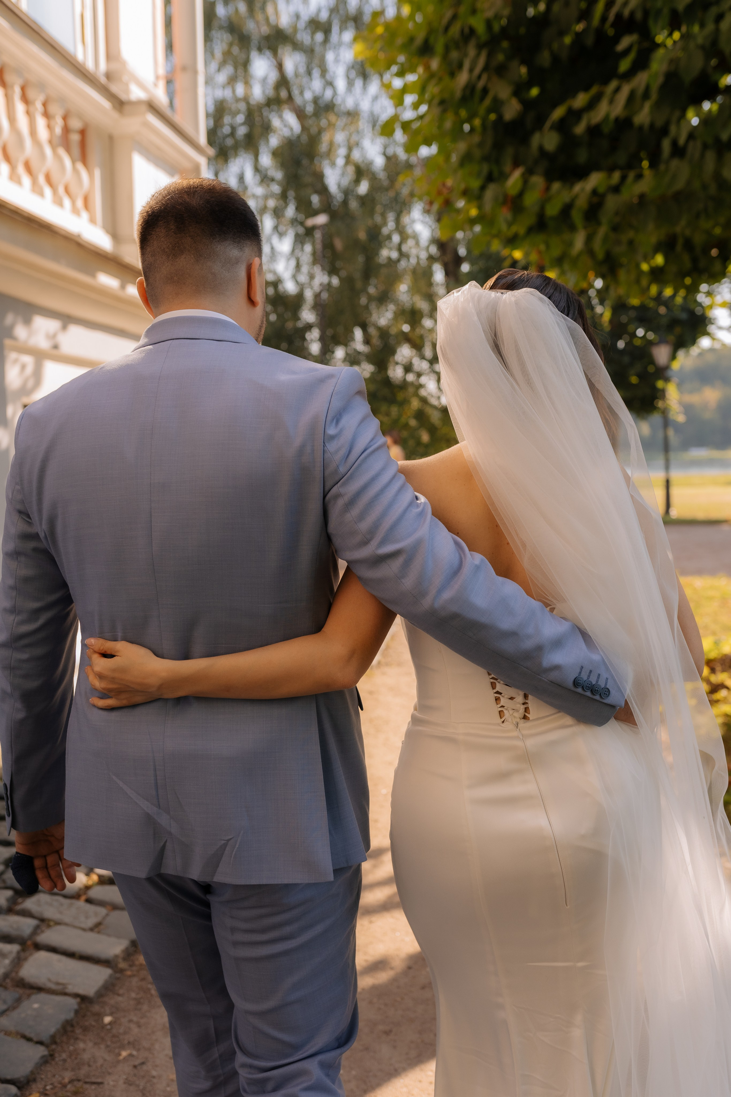 Свадебная фотосессия в Москве, парк Кусково. Свадебный фотограф в Москве Анна Полушина