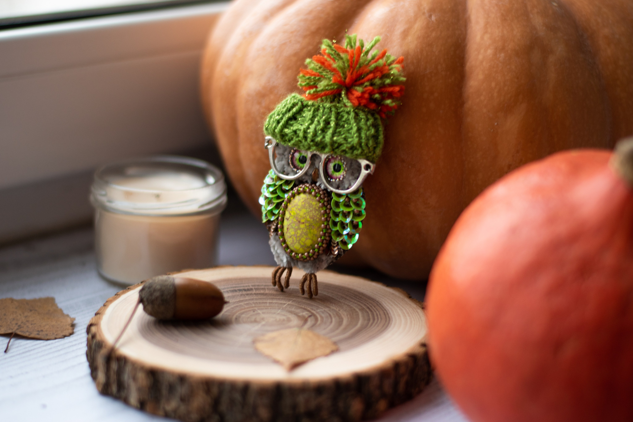 Брошь ручной работы «Совушка». Фотограф Санкт-Петербург | Дарья Першина