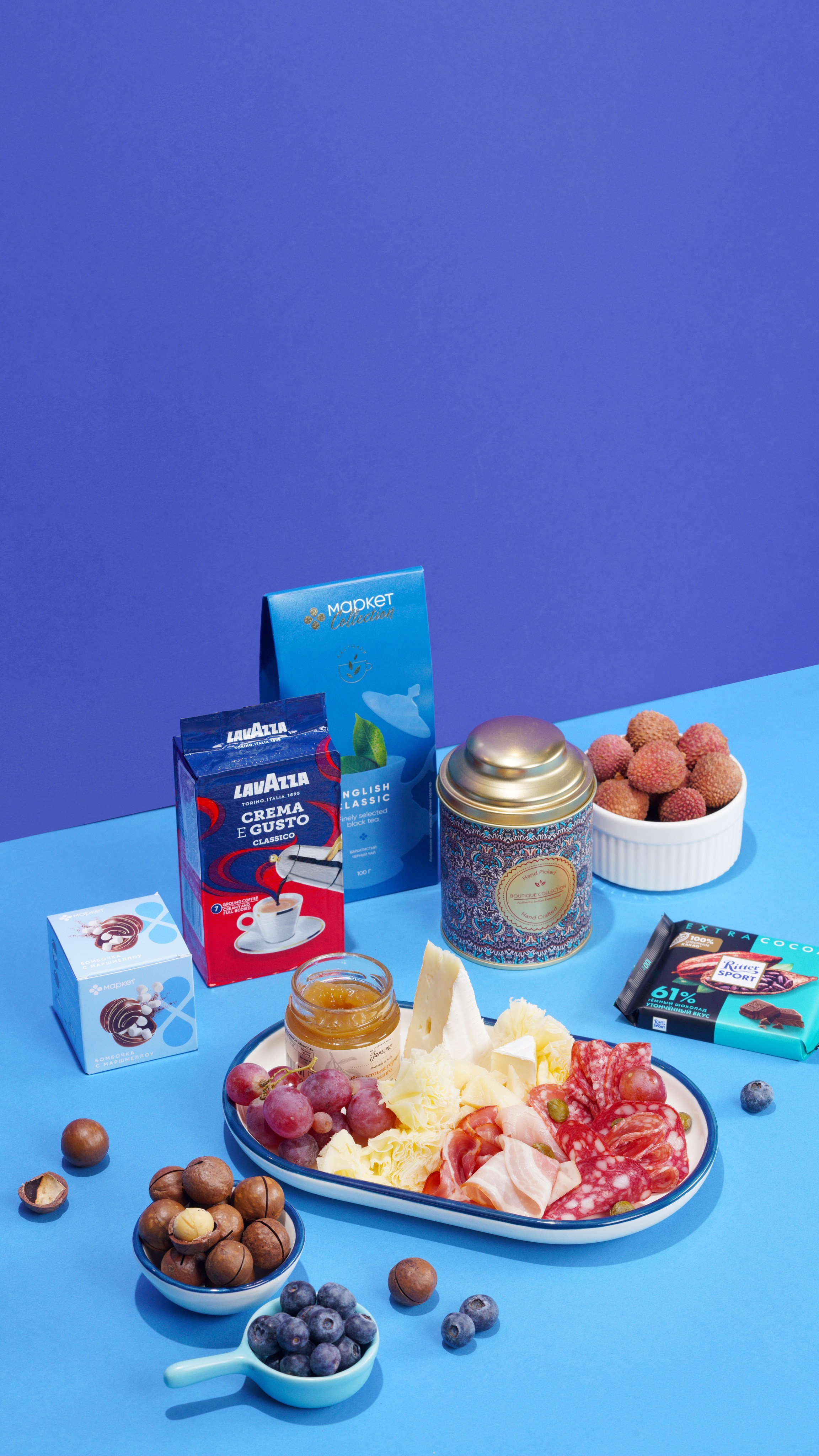 X5 Group баннеры для приложений на гендерные праздники. Фудфотограф, фудстилист и сет дизайнер в Москве Алена Синицына