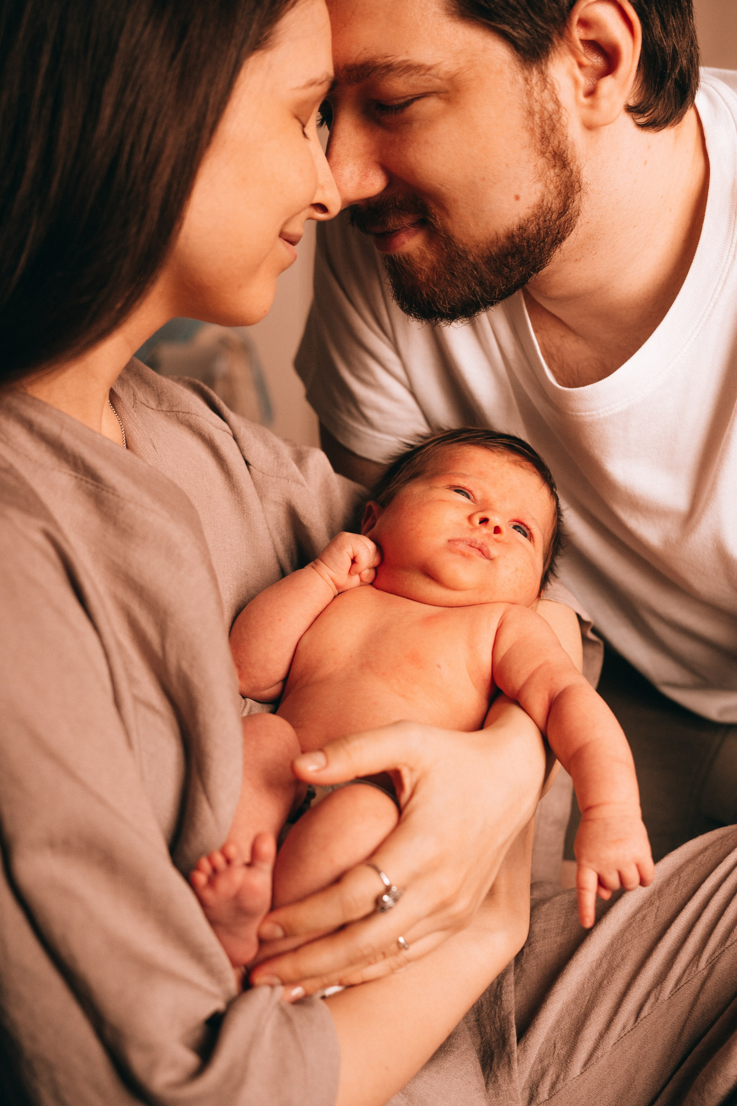 Василисе 1 месяц. Семейный, ньюборн фотограф, фотограф на роды в Москве, Виктория Тюльдюкова