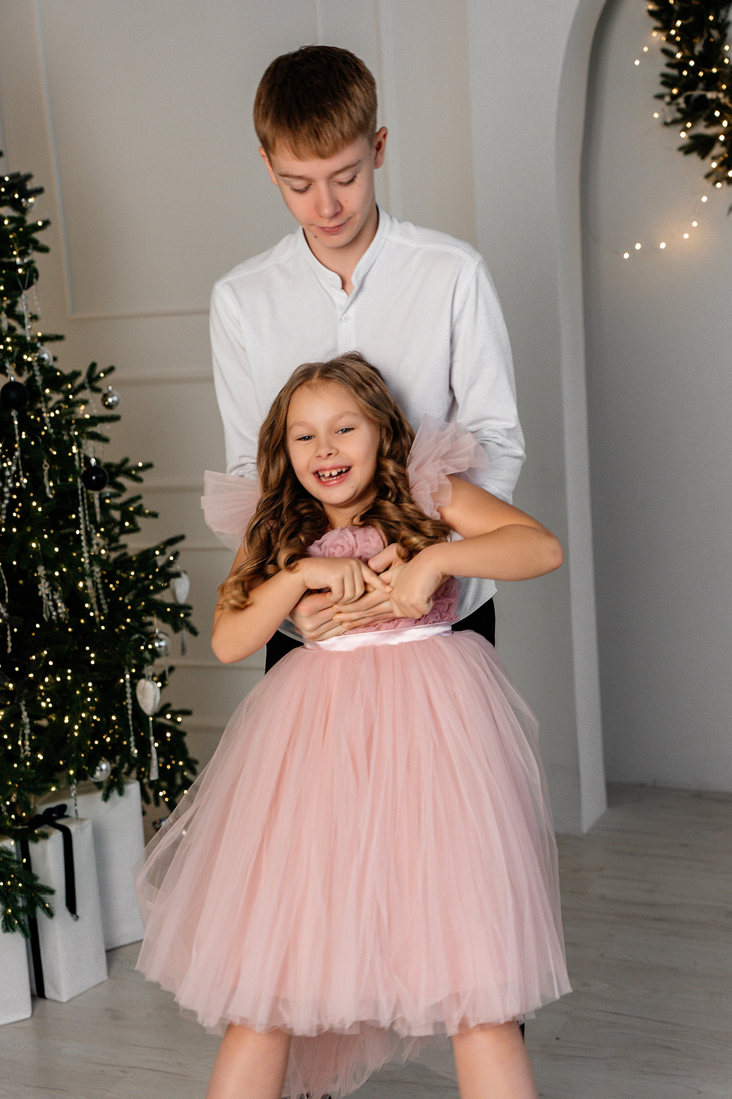 Новогодняя семейная история. Ваш семейный фотограф в Минске — Вика Трегубова