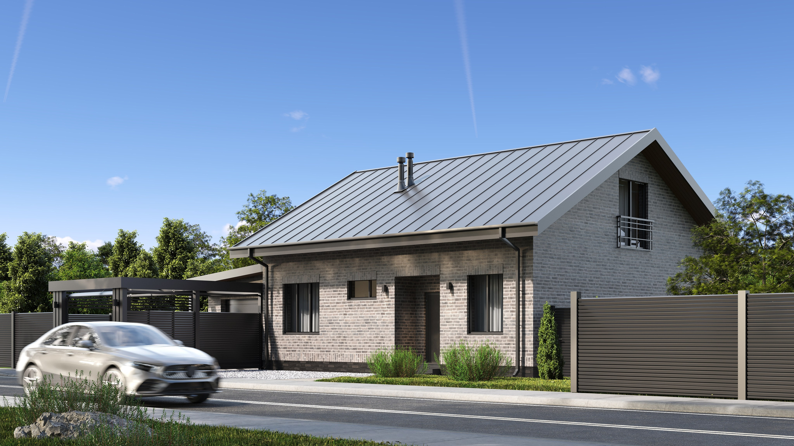 Проект дома в Новые Шигали. Архитектор-дизайнер в Казани