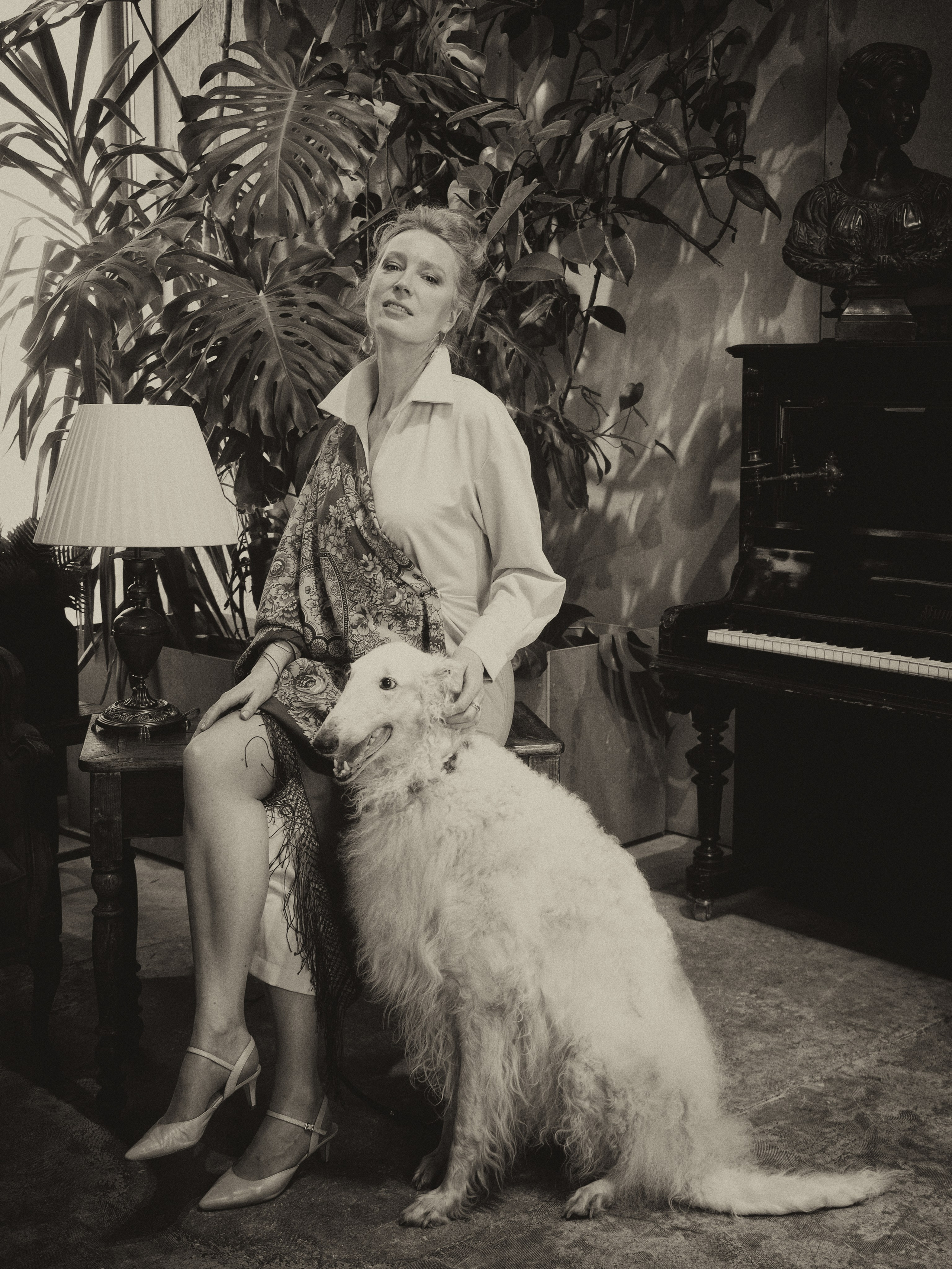 Фотосессия A la Russe, 2025. Коллекционер и искусствовед Олеся Ястребова