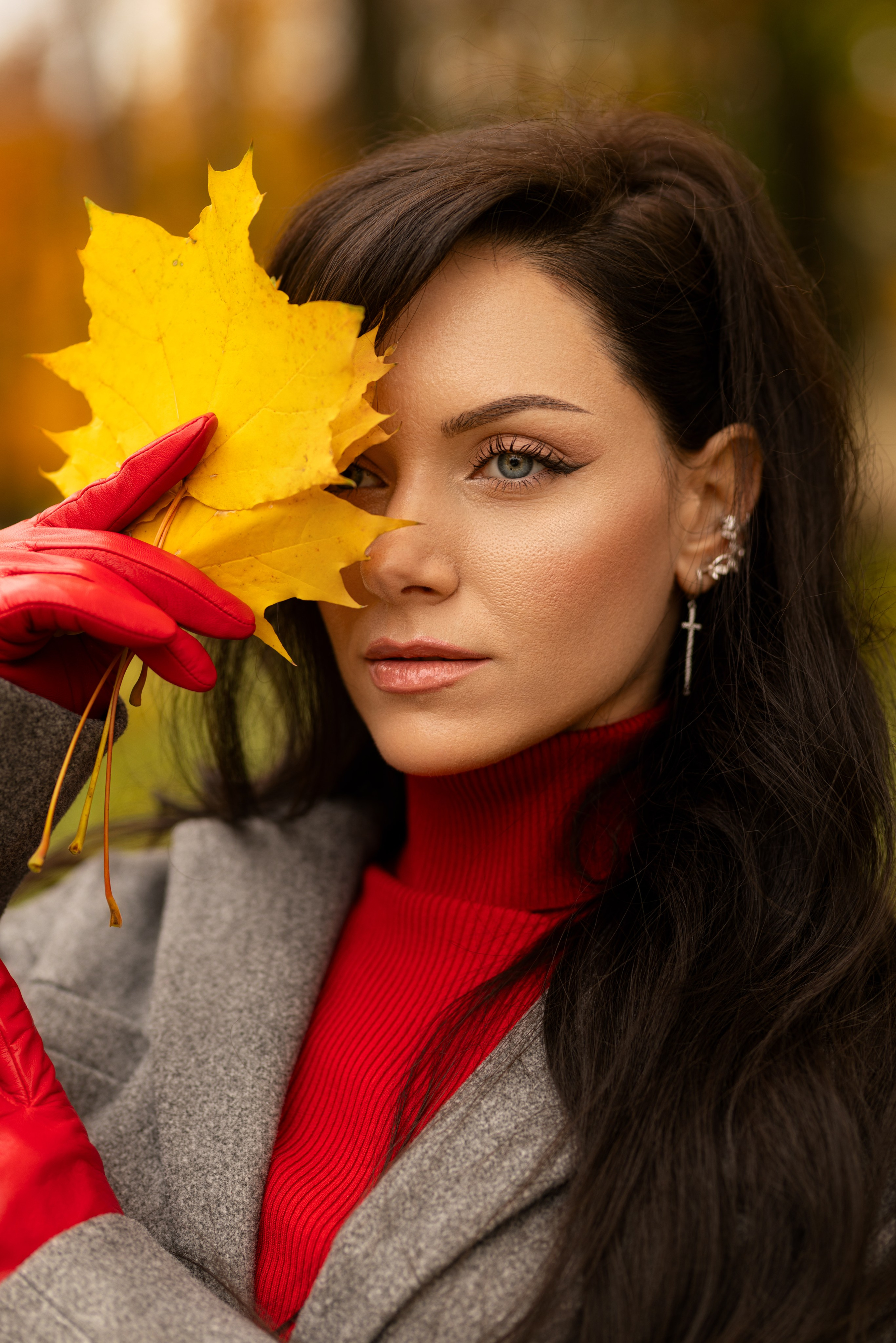 Фотосет с Екатериной в парке на осеннюю тему для «себя»