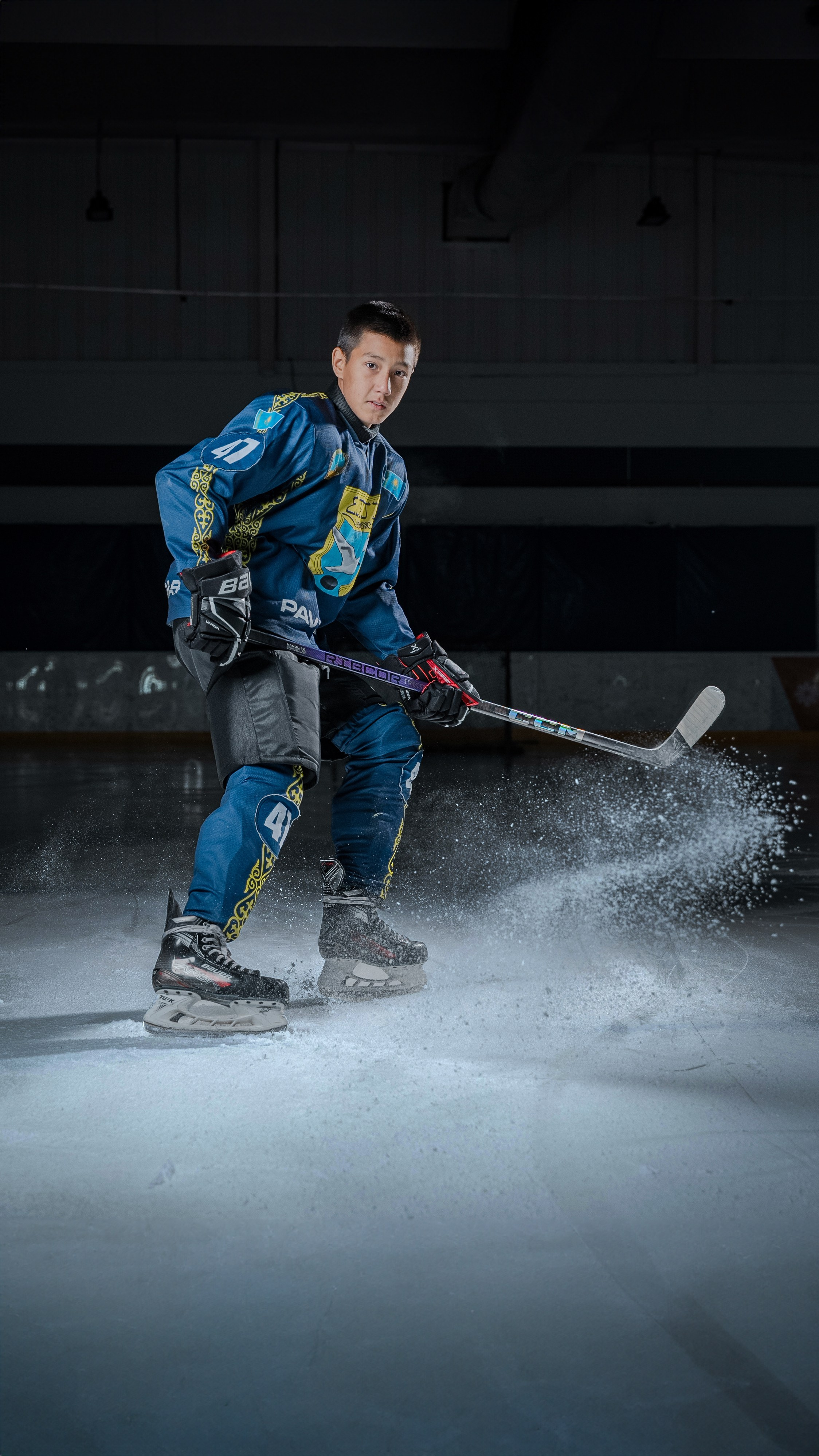 ЮНЫЕ ХОККЕИСТЫ. Портретный фотограф в Павлодаре Руслан Насыров