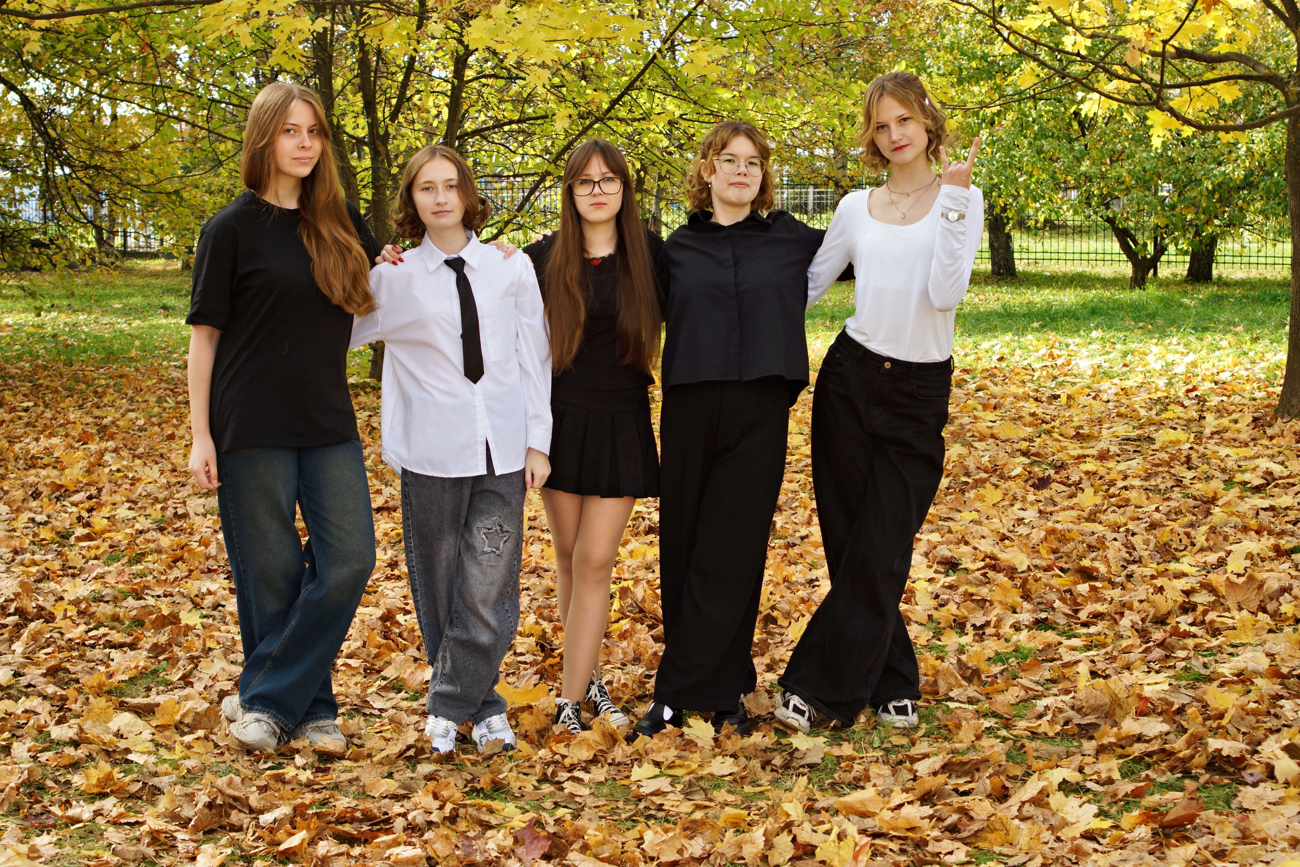 Осенняя фотосессия в школе г. Йошкар-Ола