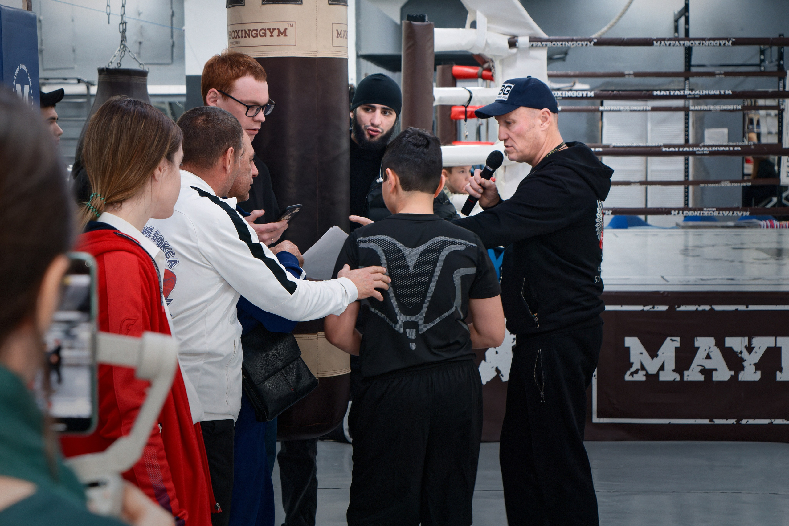 «Открытый ринг» в школе бокса Сергея Майфата. Зеленоград, 12.11.2023 г. Фотограф Никифоров-Гордеев Сергей. Москва и МО