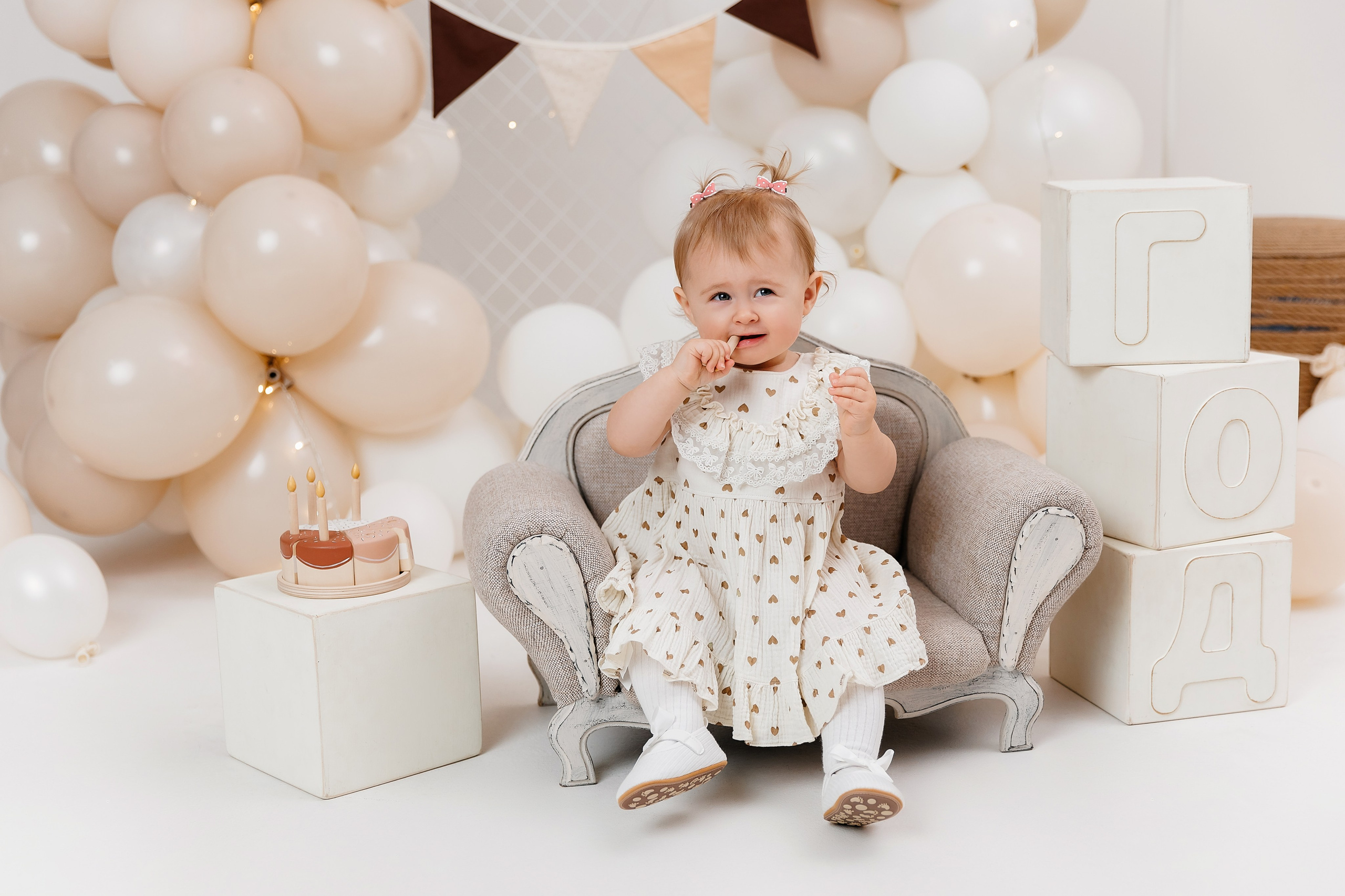 Платье 1 год. размер 74-80 см. Детская и семейная фотостудия в Калининграде