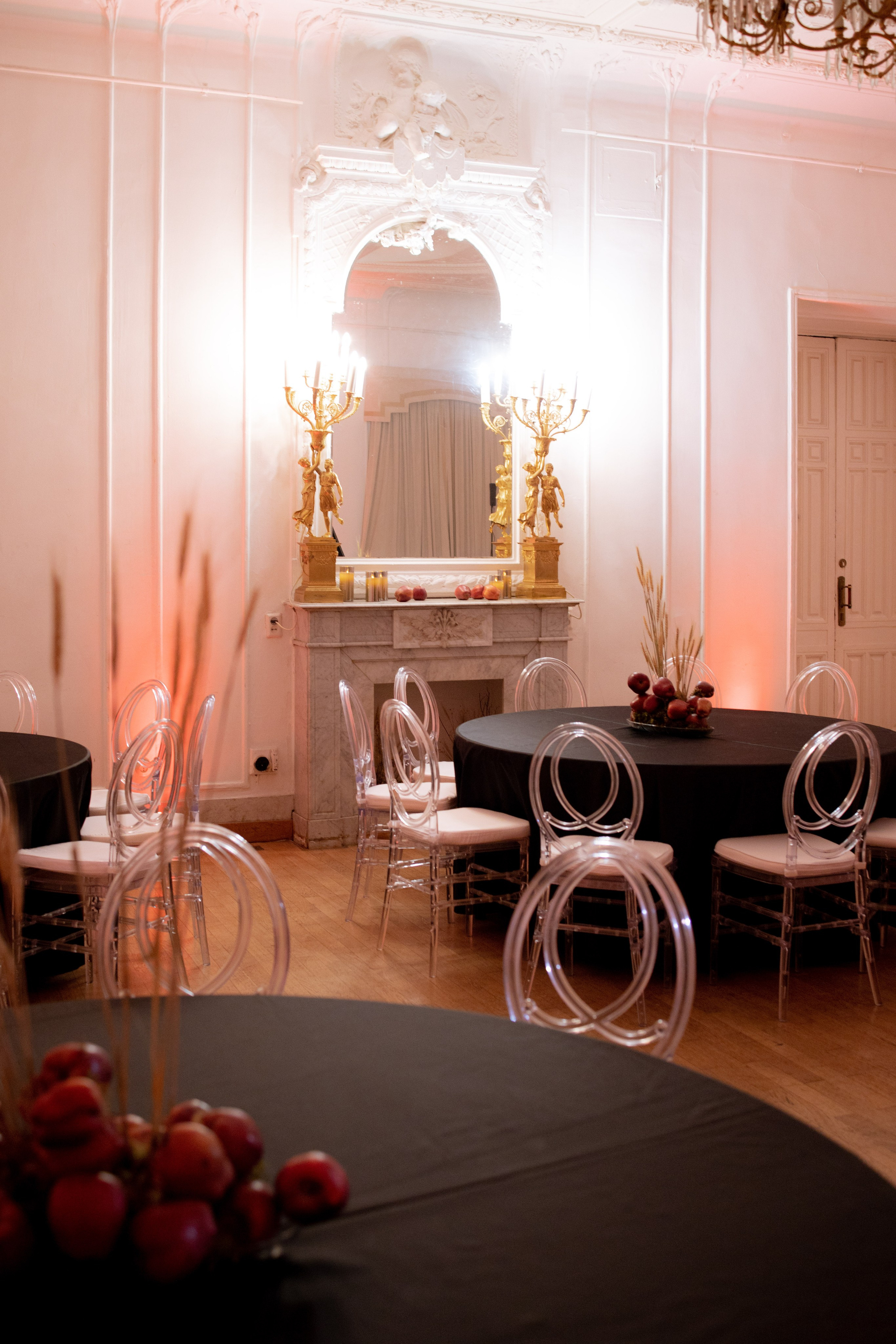 Новогодний корпоратив в фольклорном стиле. Особняк Лемана. Оформление свадеб, декор свадеб Вера Маркова, Москва