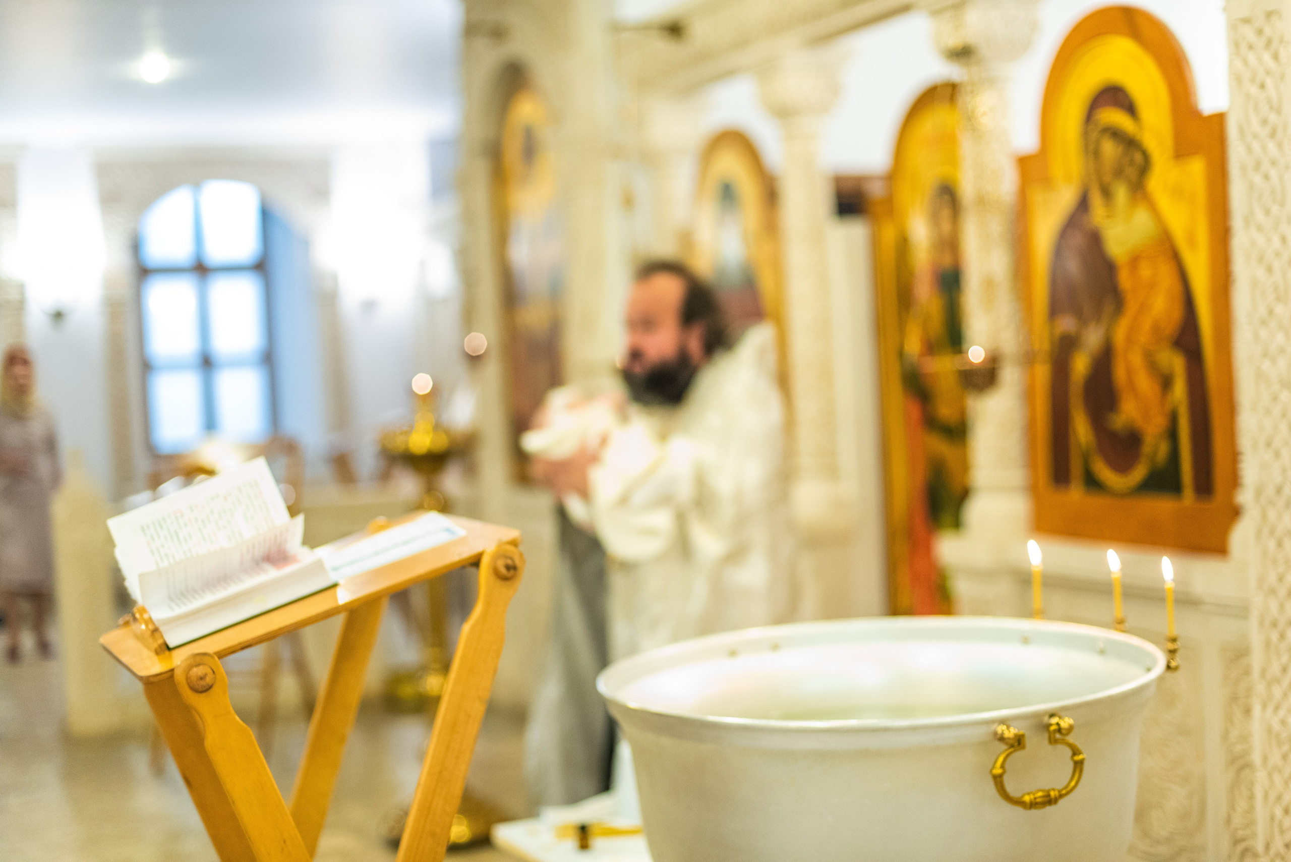 Крещении Ксении. Фотограф Юлия Попова
