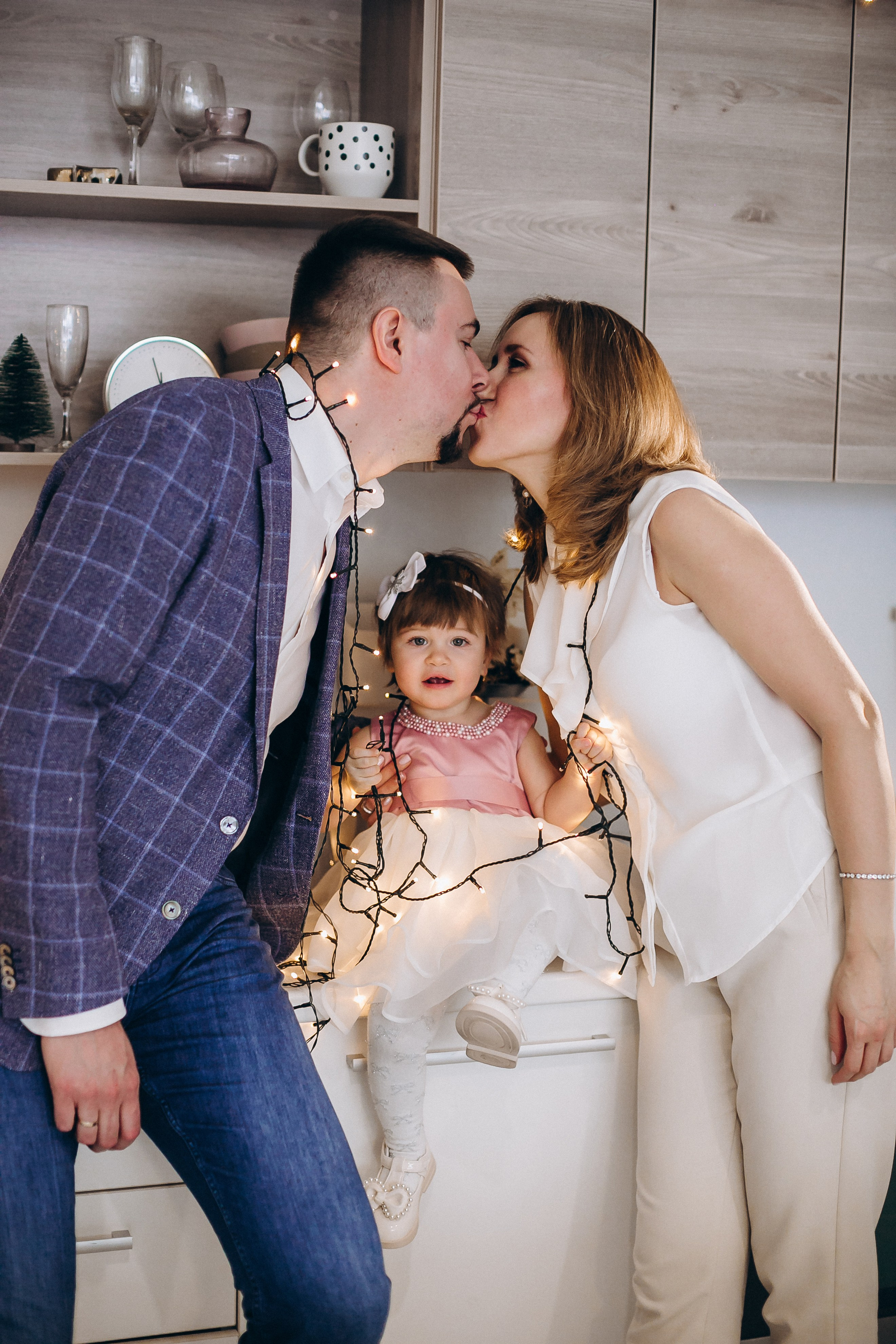 Новогодняя фотосессия в студии. Семейный, детский и школьный фотограф в Москве Рудницкая Анна