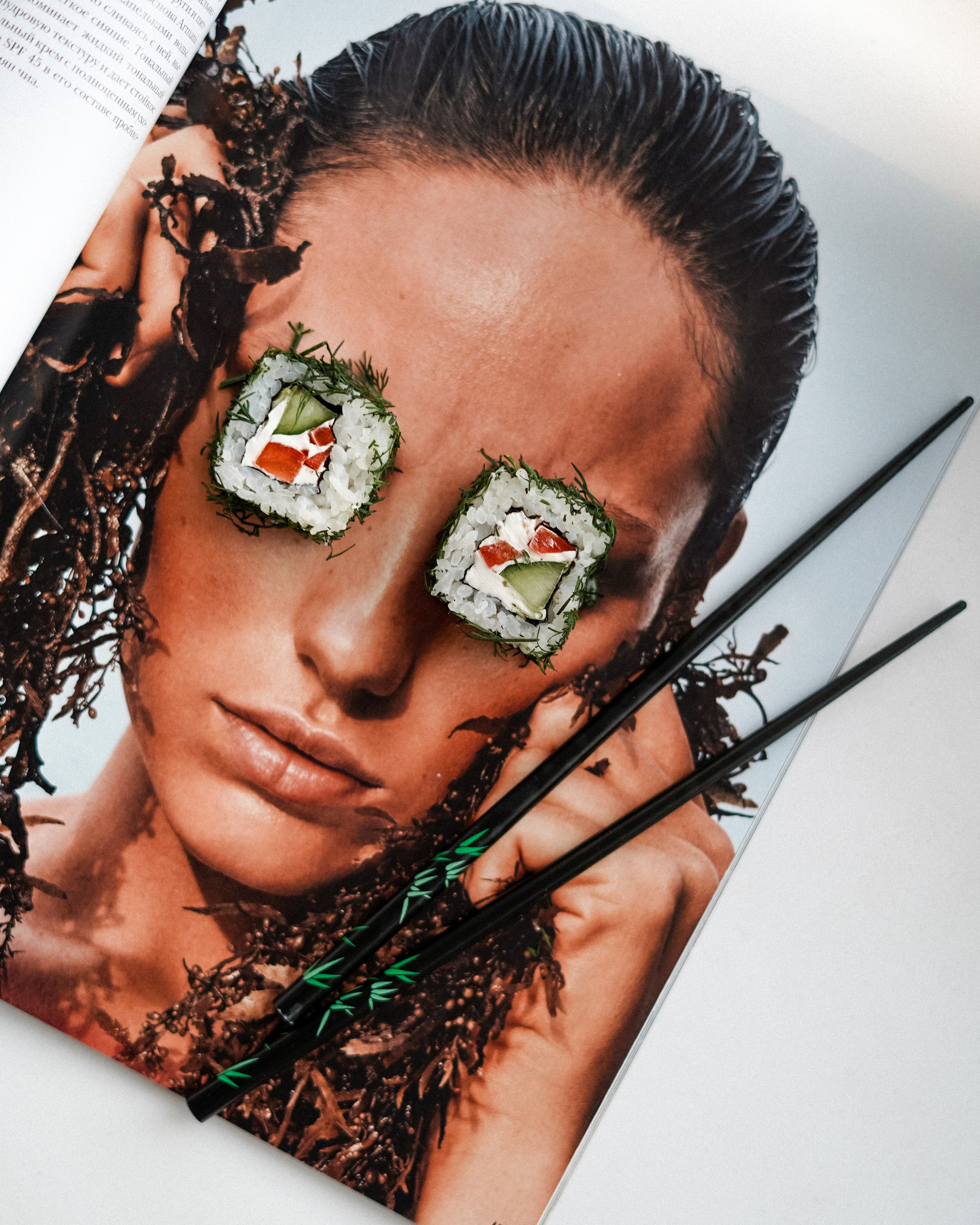 Доставка суши Stereo sushi. VISUAL ARTIST · KRONGAUZ ANASTASIA