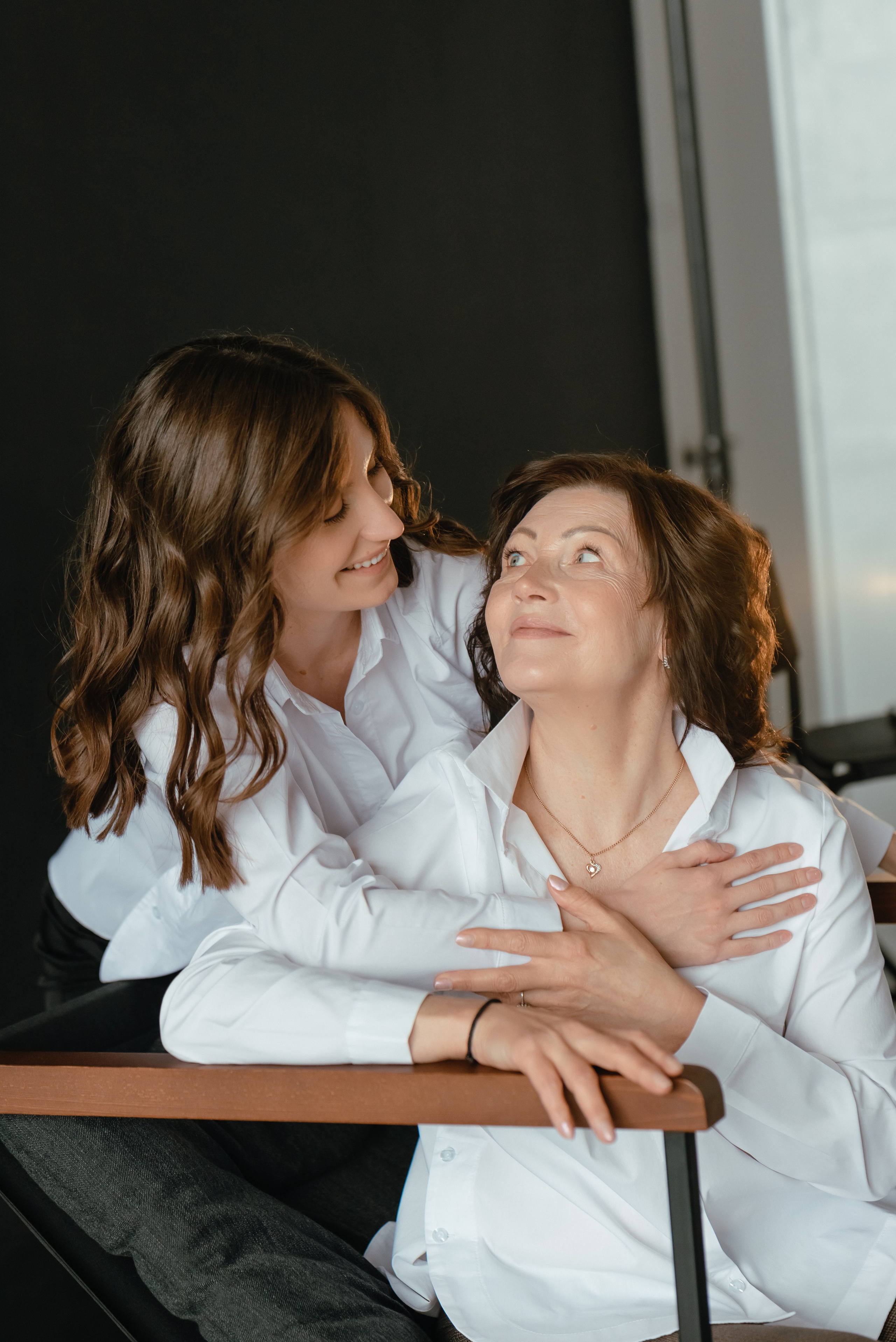 Полина с мамой. Семейный и детский фотограф в Туле