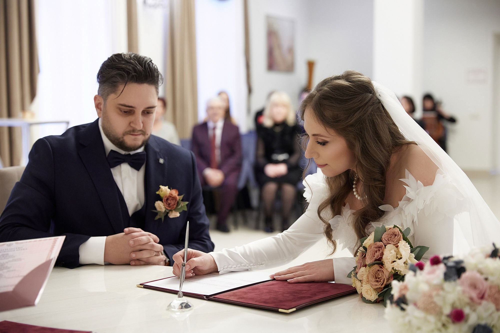 Регистрация в ЗАГСе и выездная. Свадебная съемка. Фотограф в Москве Валерий Боцман
