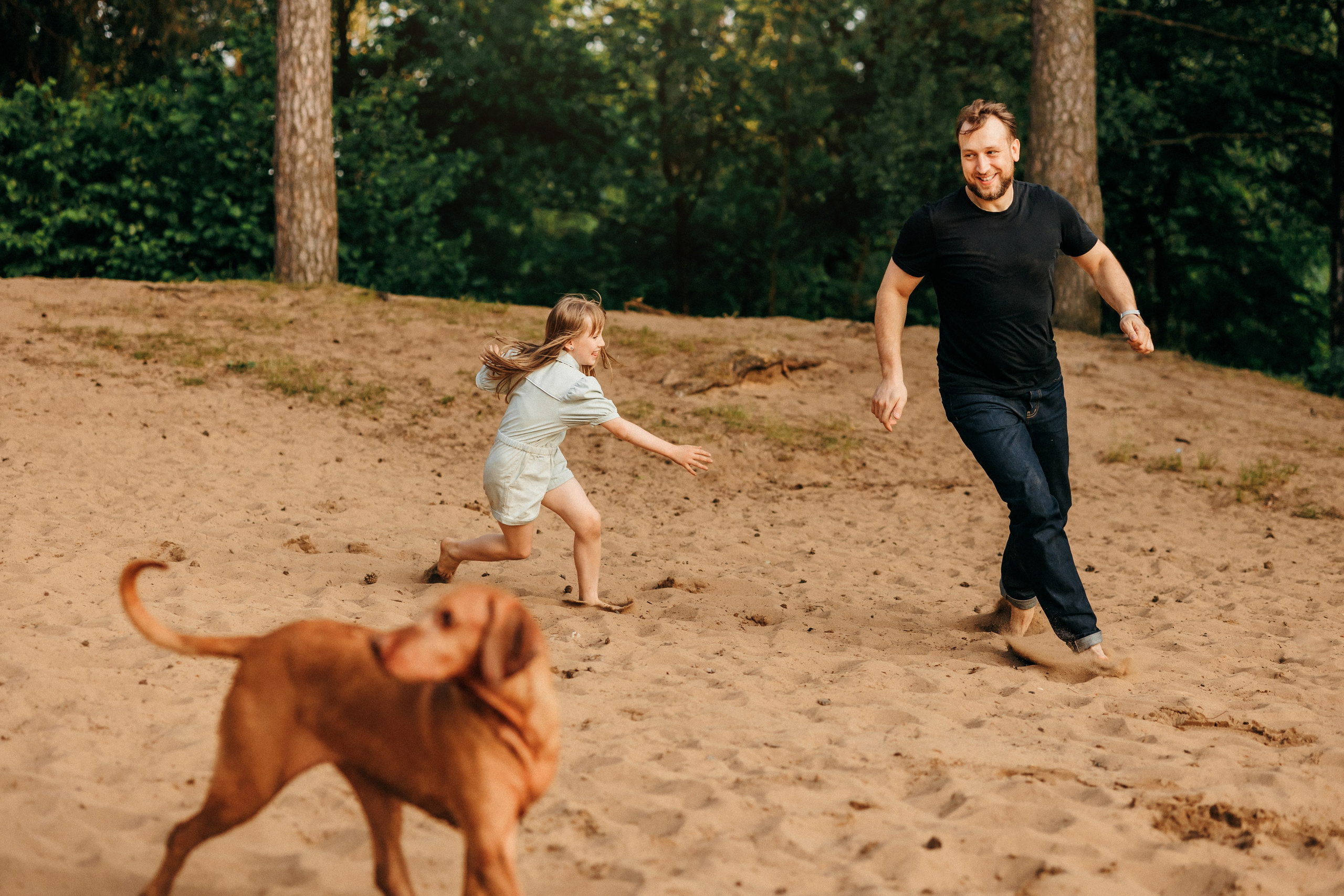 Марина, Глеб, Мая и Чили. Фотограф-анималист Елена Радченко, Москва