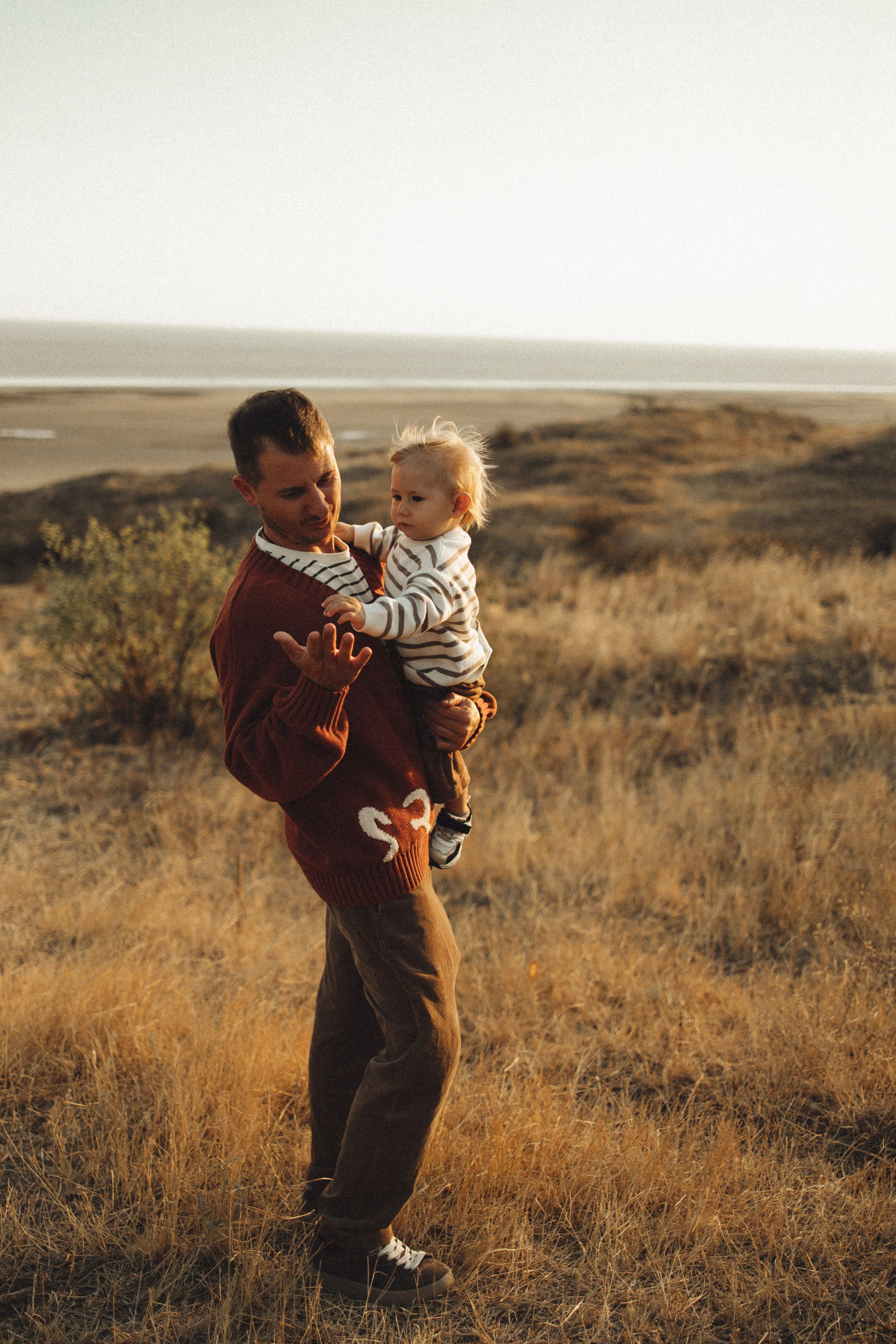 Семейная история, закат в Мержаново. Семейный и детский фотограф, таганрог, ростов-на-дону