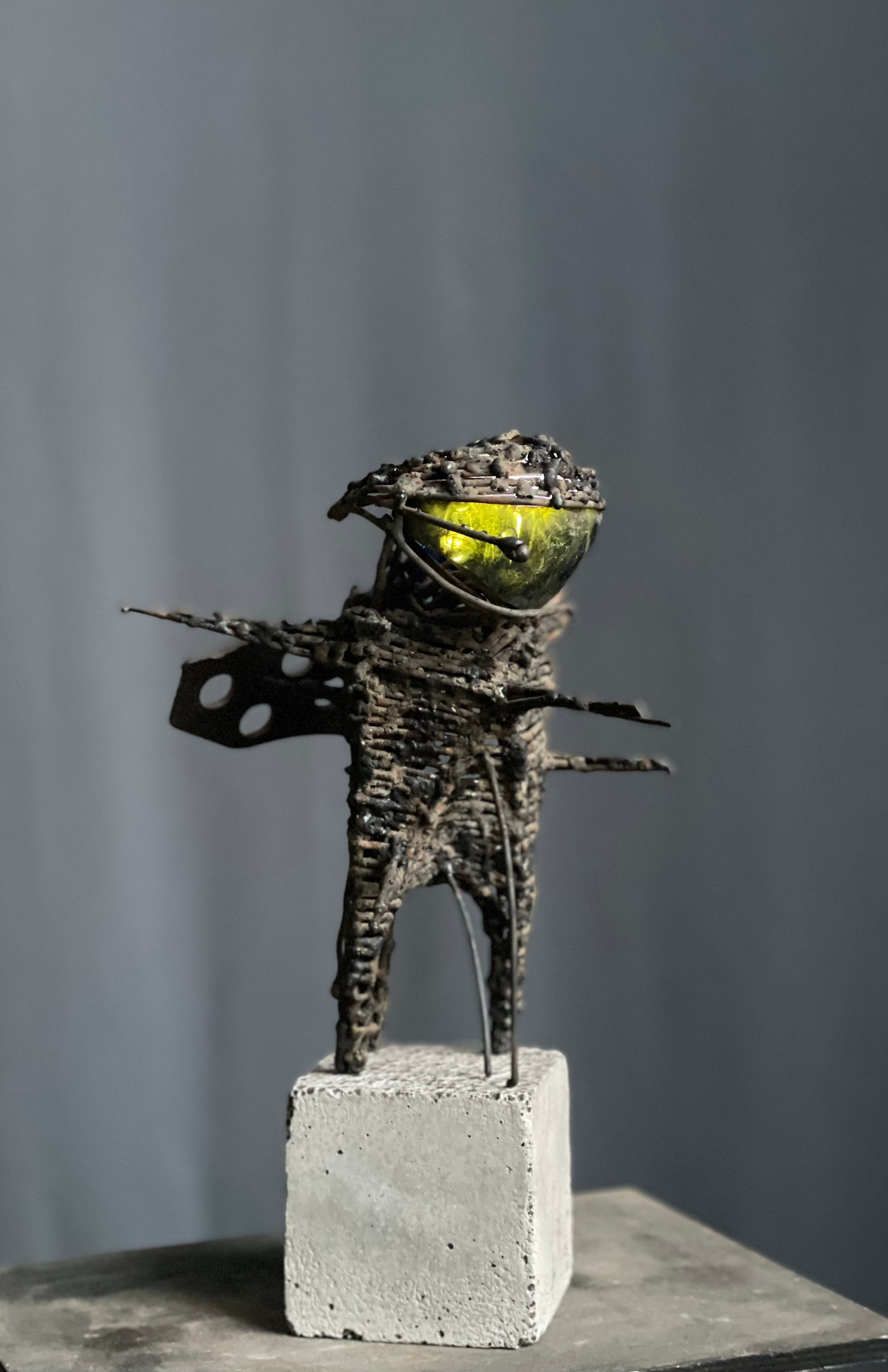 Ископаемый летун_Fossil flyer_2020. Художник — скульптор Антонина Фатхуллина