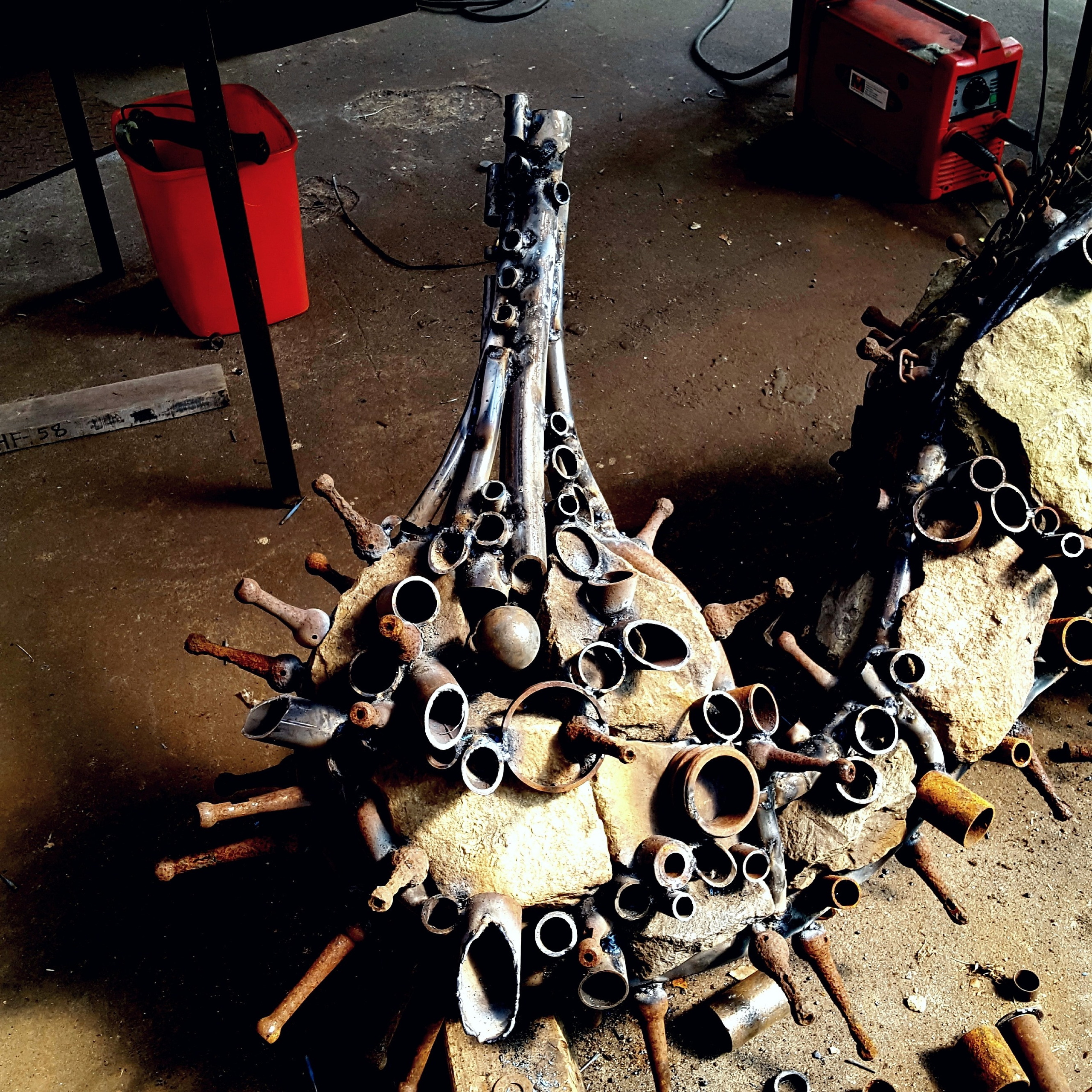 Морской конёк _ Германия _ Дангаст _ Северное море _ 2018. Художник — скульптор Антонина Фатхуллина