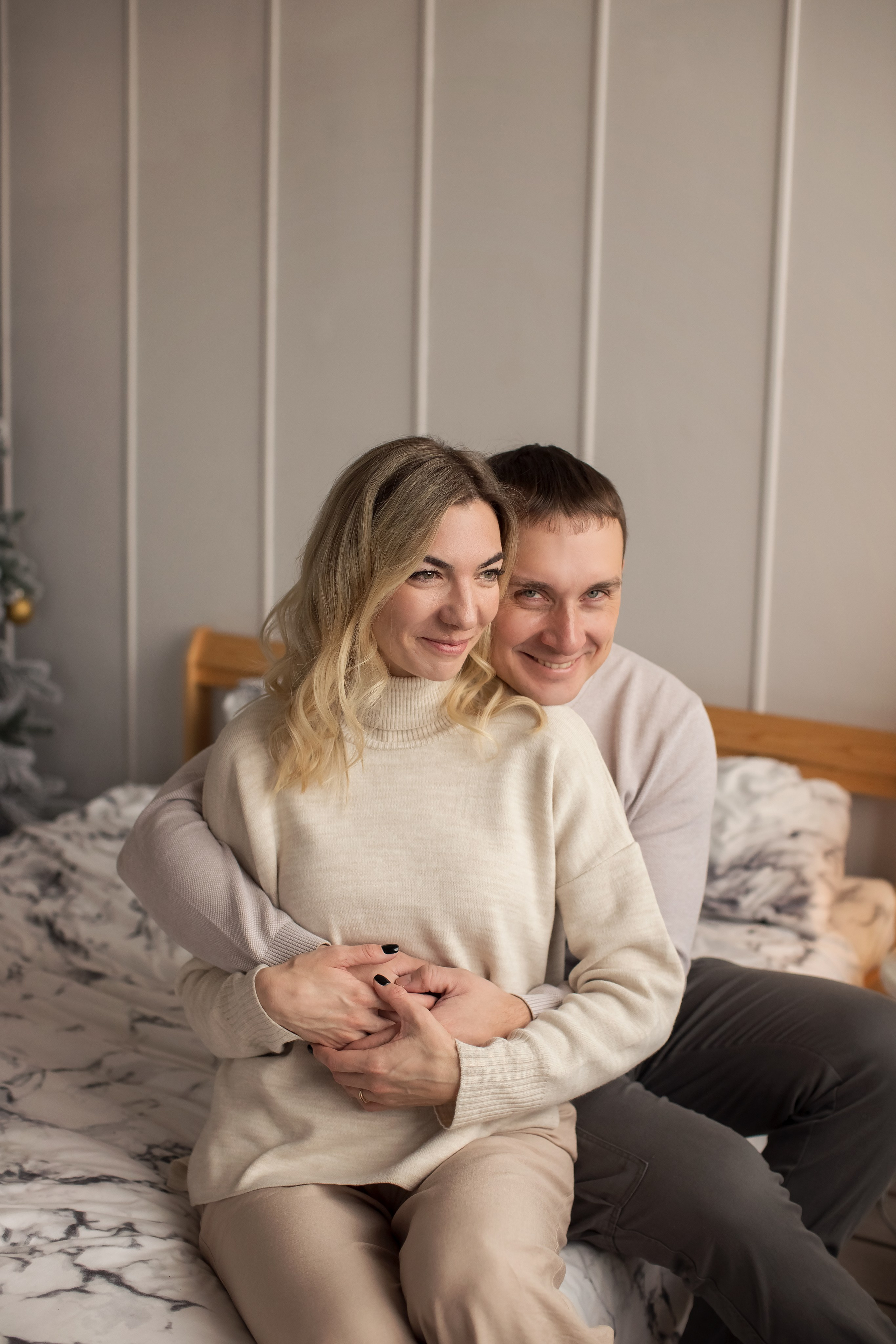 Новогодние объятия. Семейный и детский фотограф в Саратове Полина Коткина