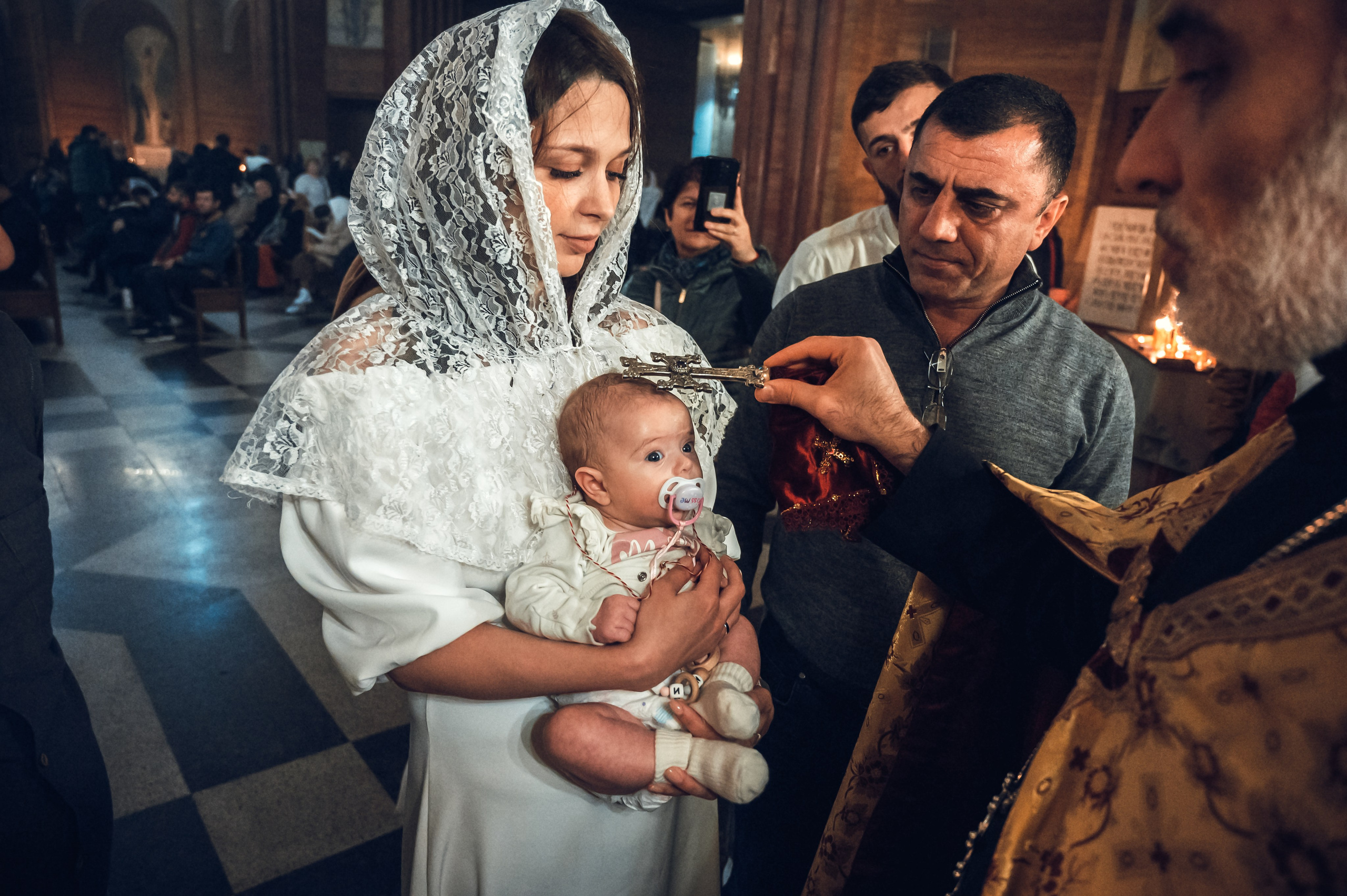 Крещение Мии. Фотограф Алёна Мил