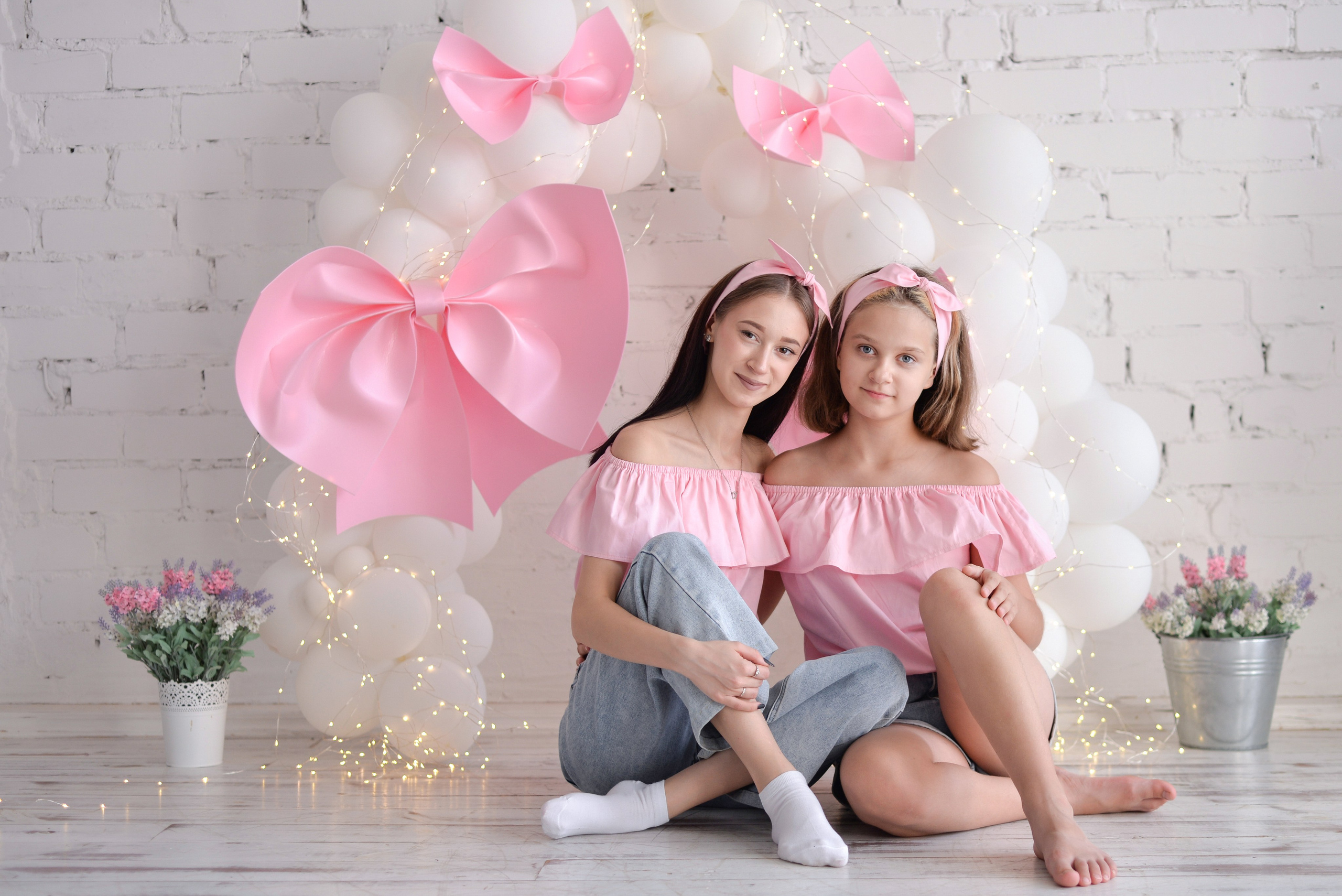 Лида с дочками. Семейный и свадебный фотограф Галина Абакумова, фотосессии в Белгороде