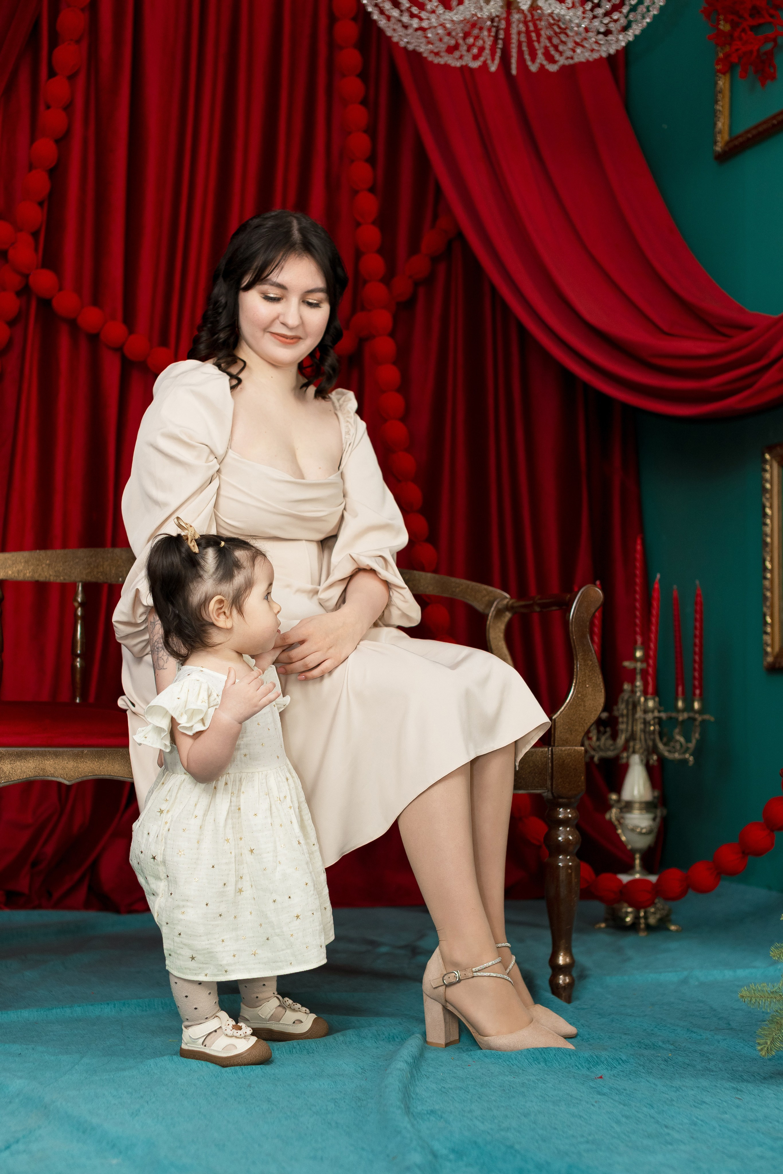 Ксения с малышкой. Свадебный и семейный фотограф в Каспийске Алёна Нурмагомедова