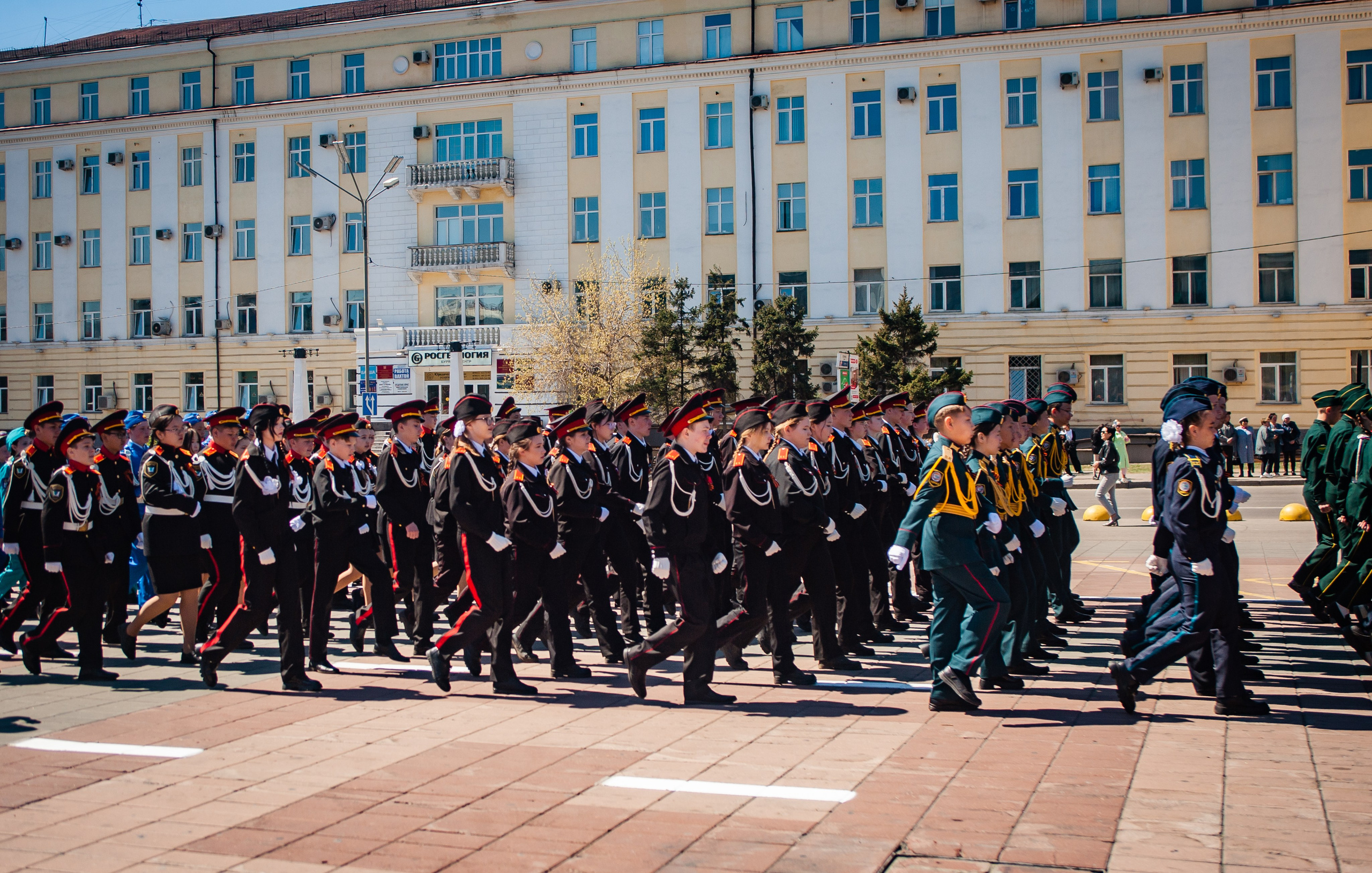 8 Мая. Парад ЮнАрмии. Андреева Александра фотограф в г. Улан-Удэ