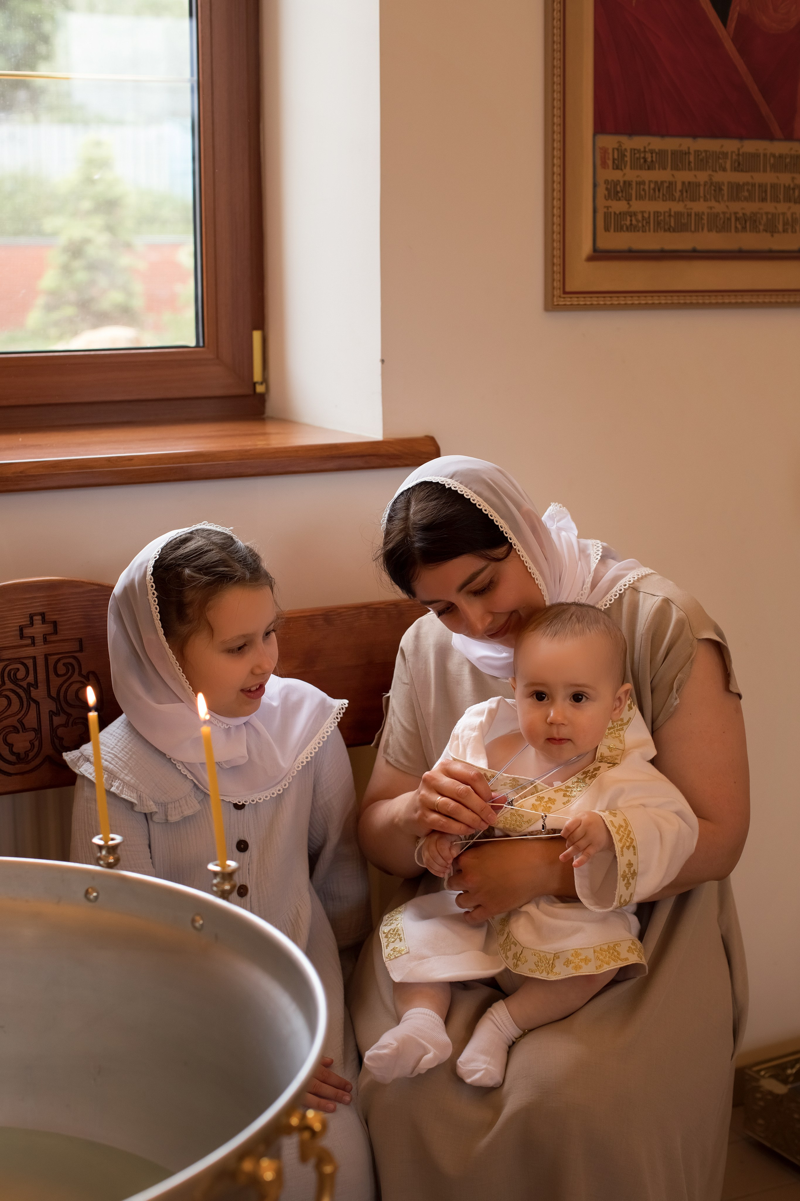 Таинство Крещения Мирона. Семейный и детский фотограф в Саратове Полина Коткина