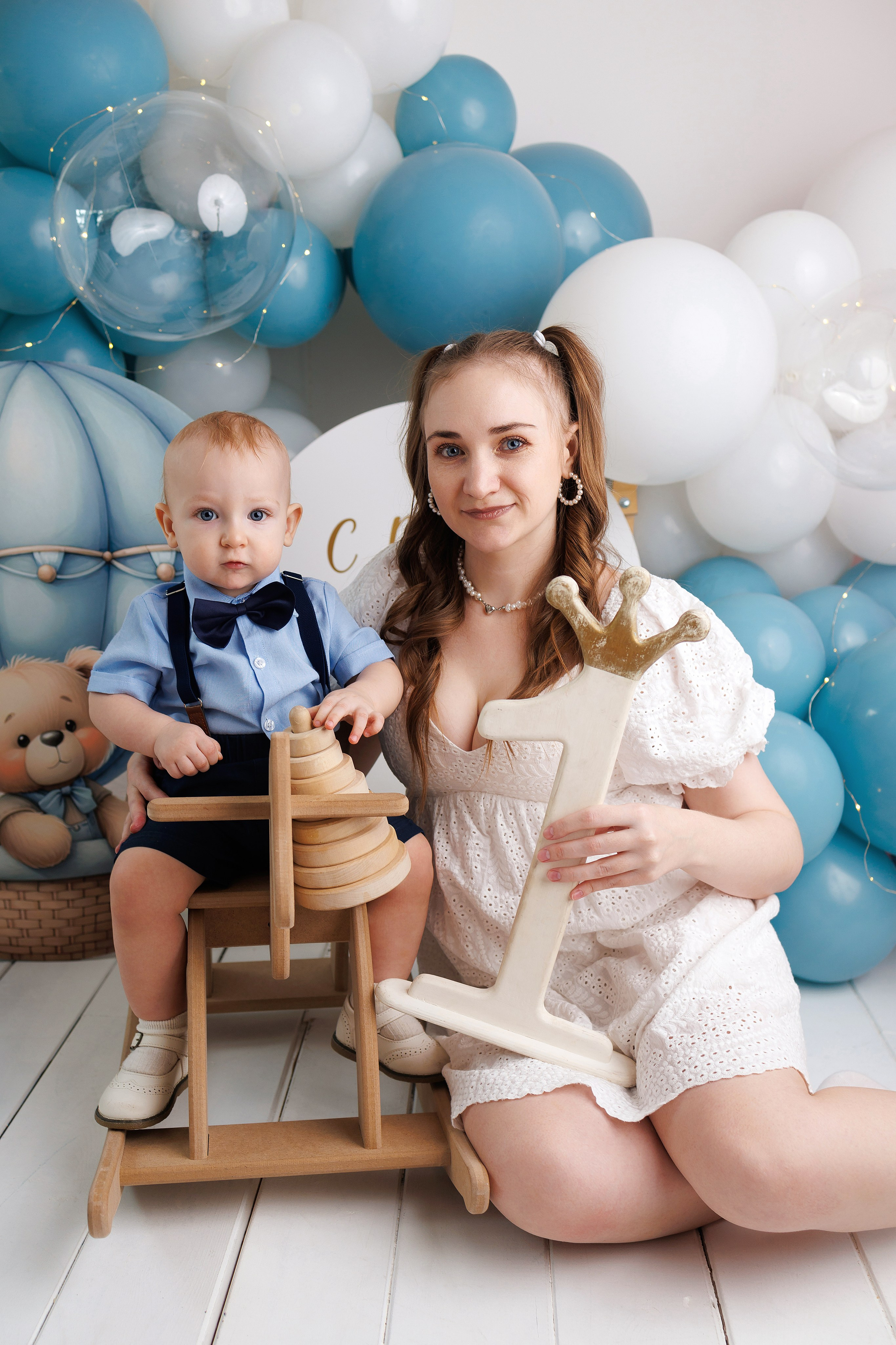 Сашеньке 1 годик. Фотограф новорожденный малышей Новосибирск