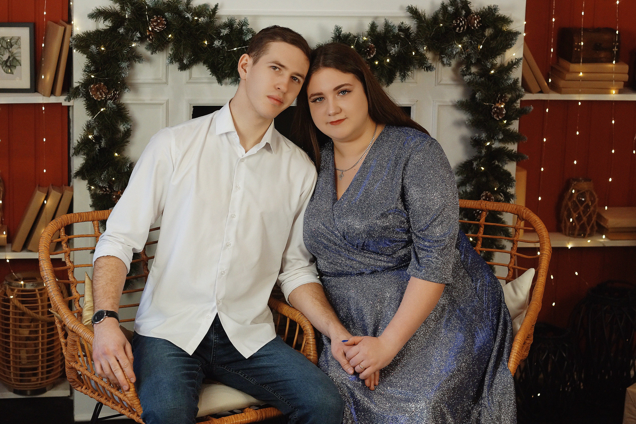 Семейная съёмка в студии. Семейный фотограф г. Новокузнецк Юлия Машникова