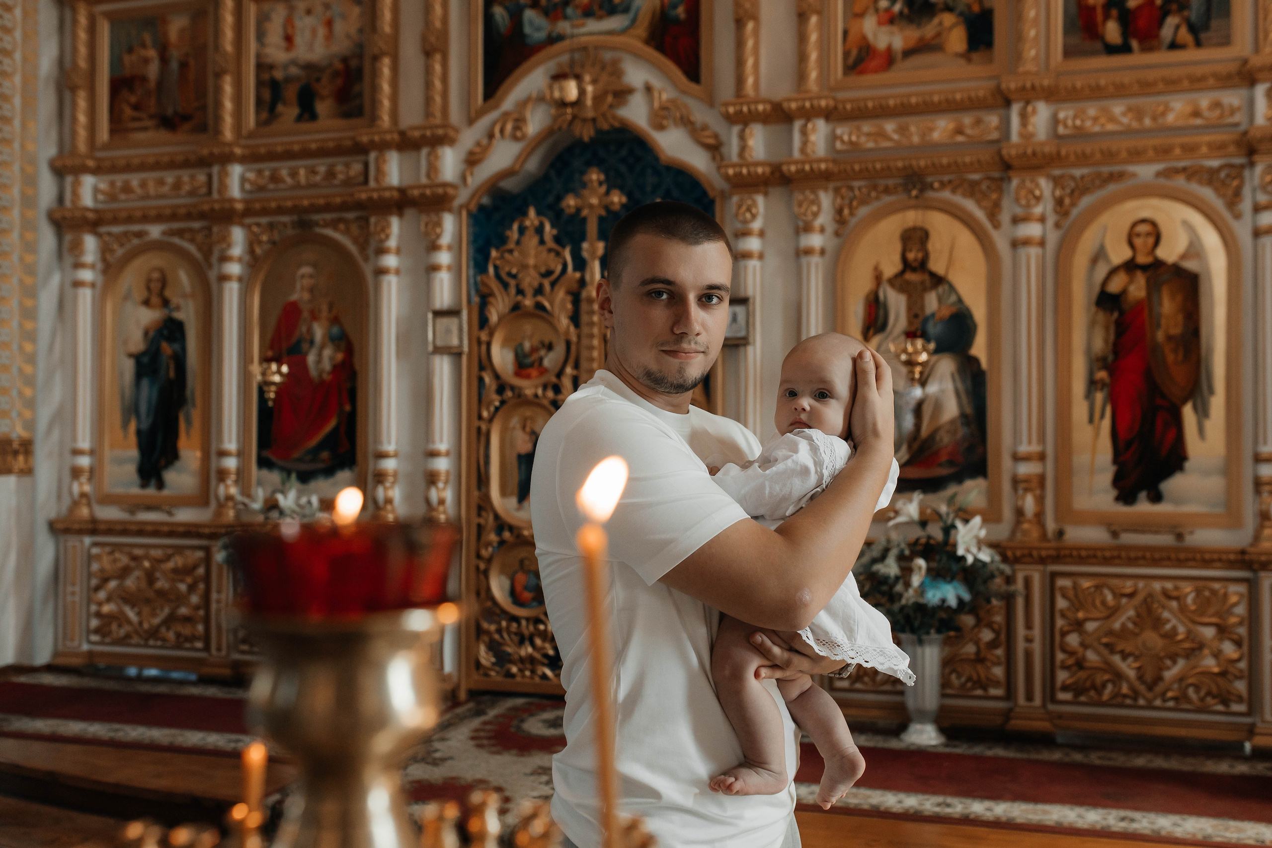 Таинство крещения Тимофея. Фотограф в городе Сальск