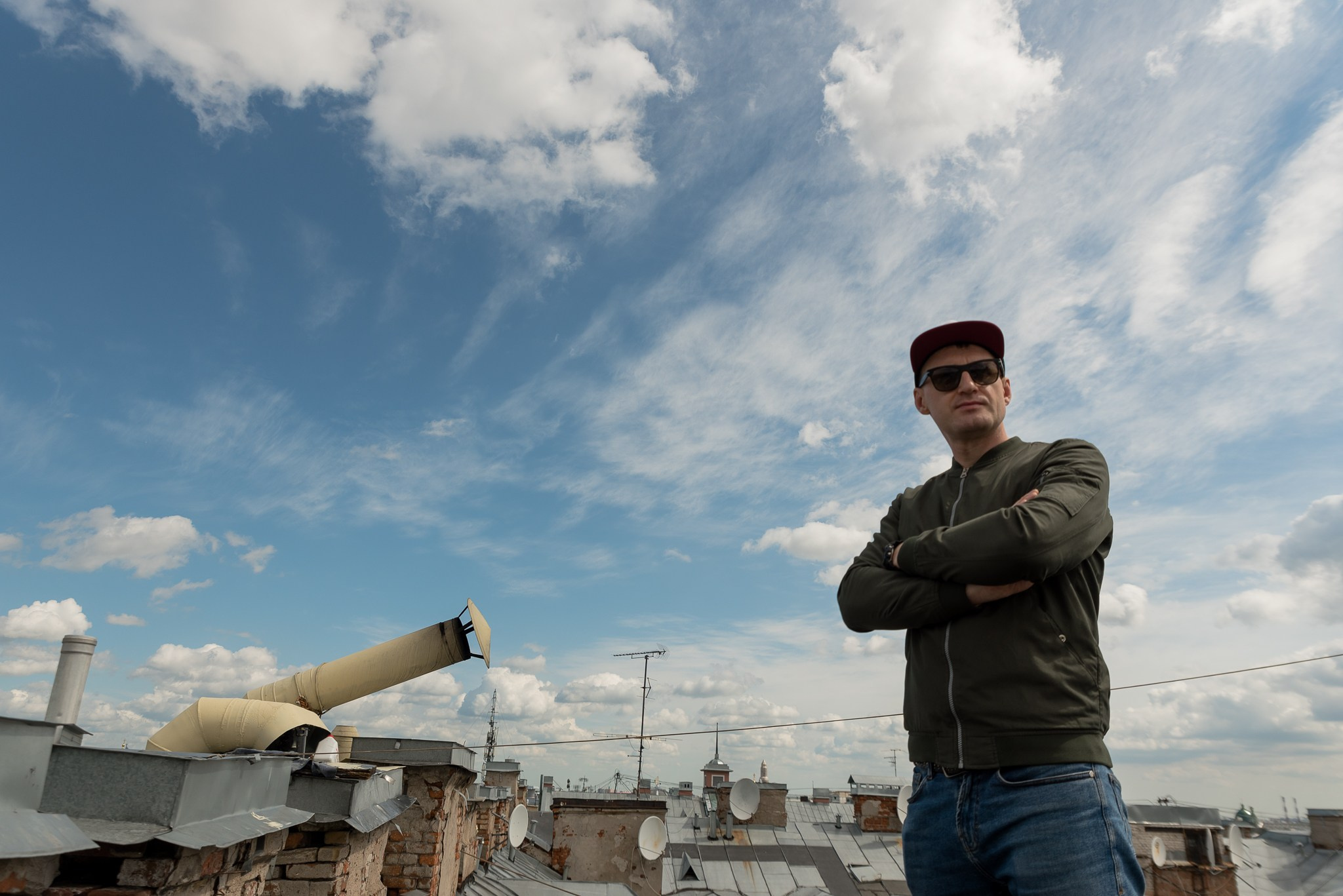 Крыша у Исаакиевского собора. Свадебный и семейный фотограф из Санкт-Петербурга Климов Анатолий