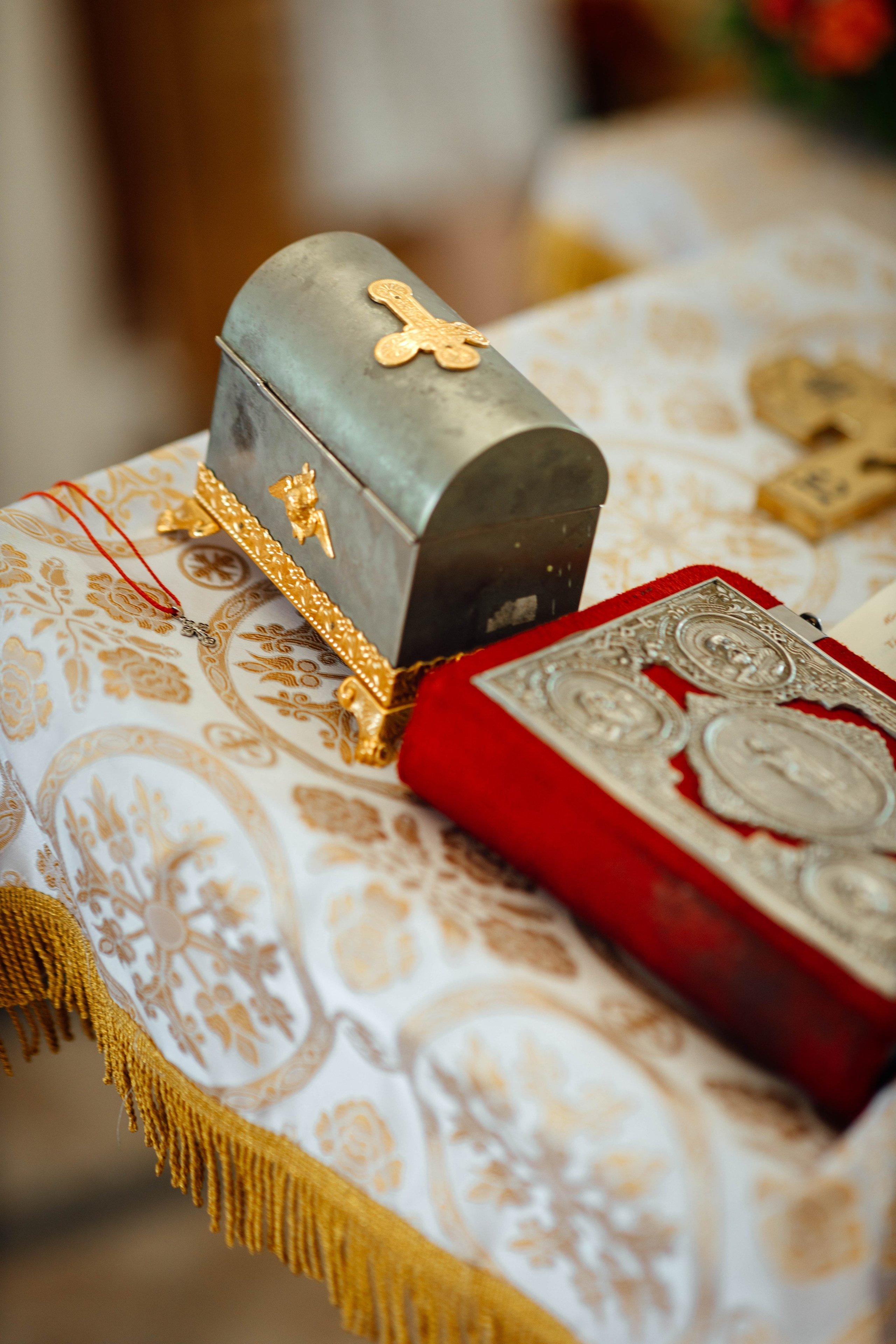 Крещение Энвера (Михаила), д. Колядищи, храм Успения Пр. Богородицы, август 2025