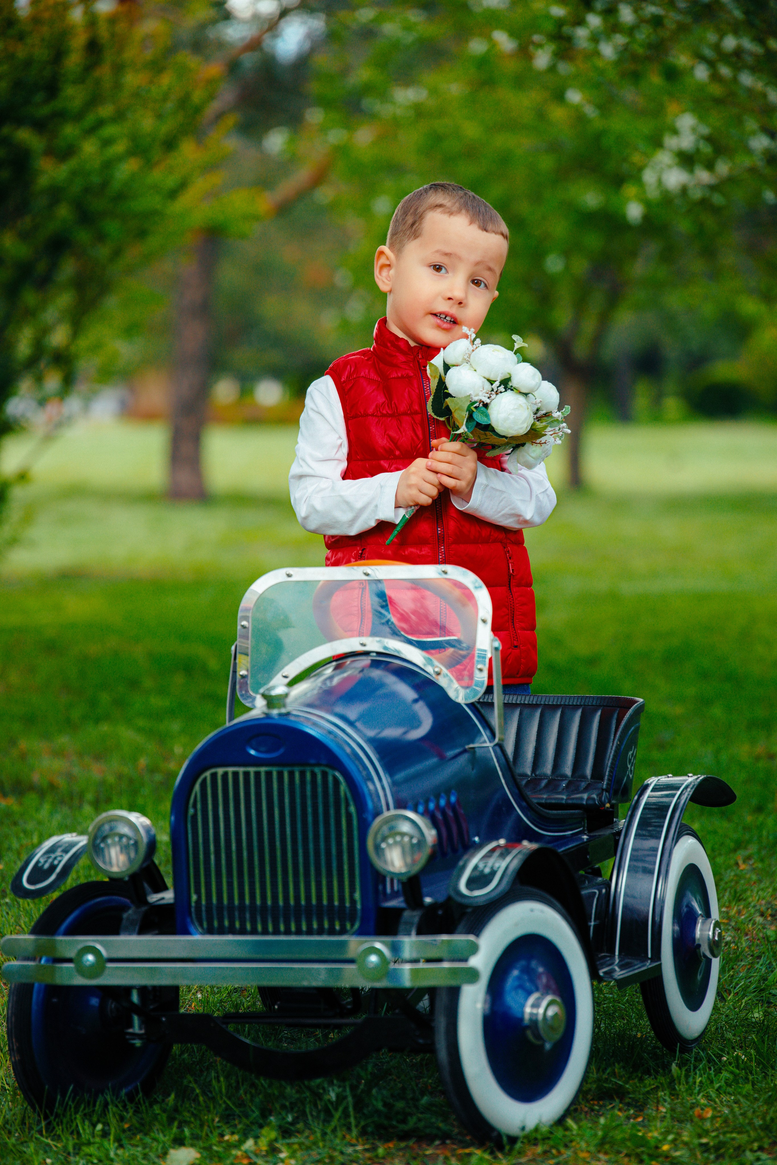 Съемка с ретро машинкой. Детский фотограф Максим Потанин в Ижевске и Набережных Челнах