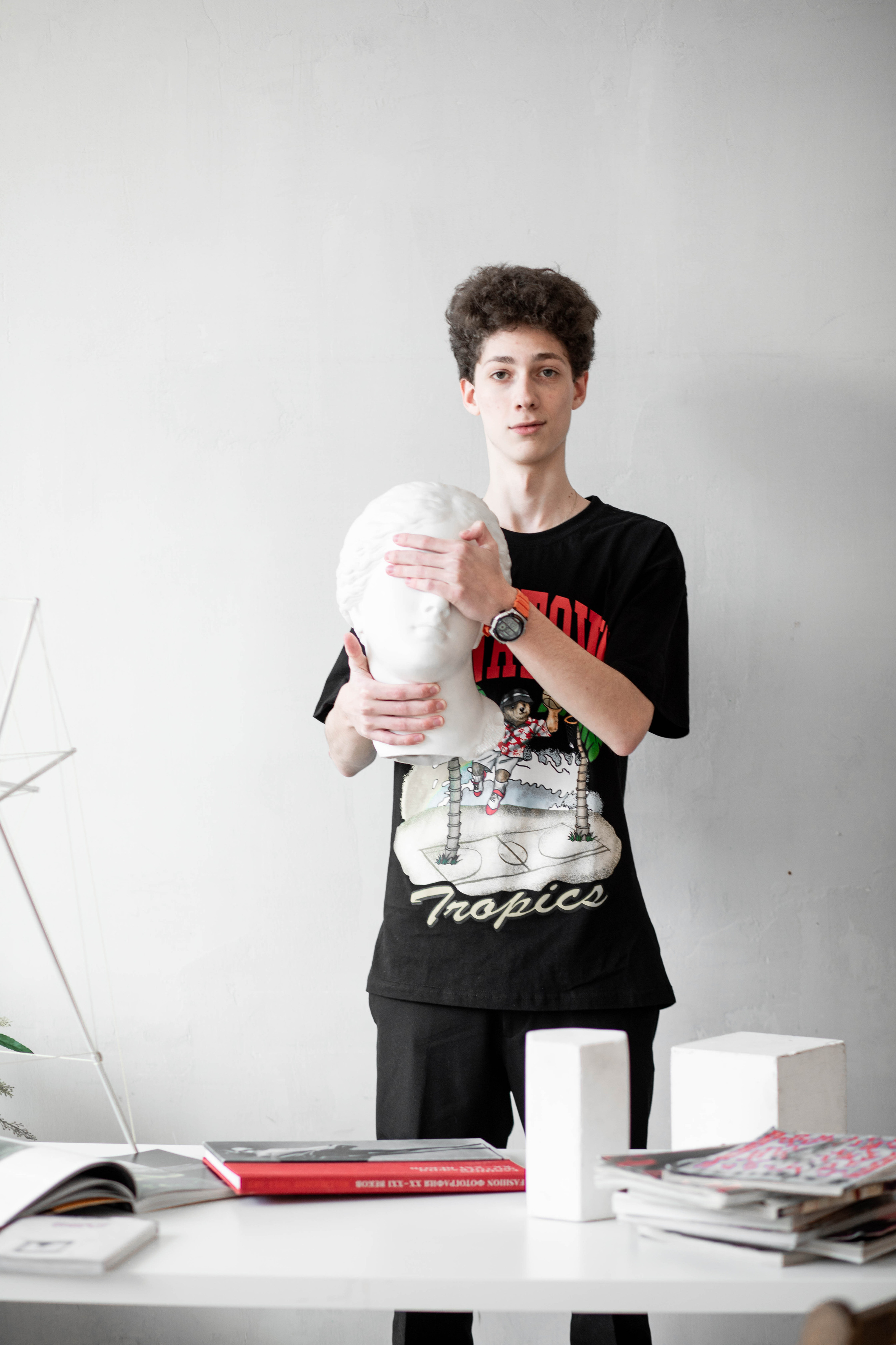 съемка в студии для выпускного альбома