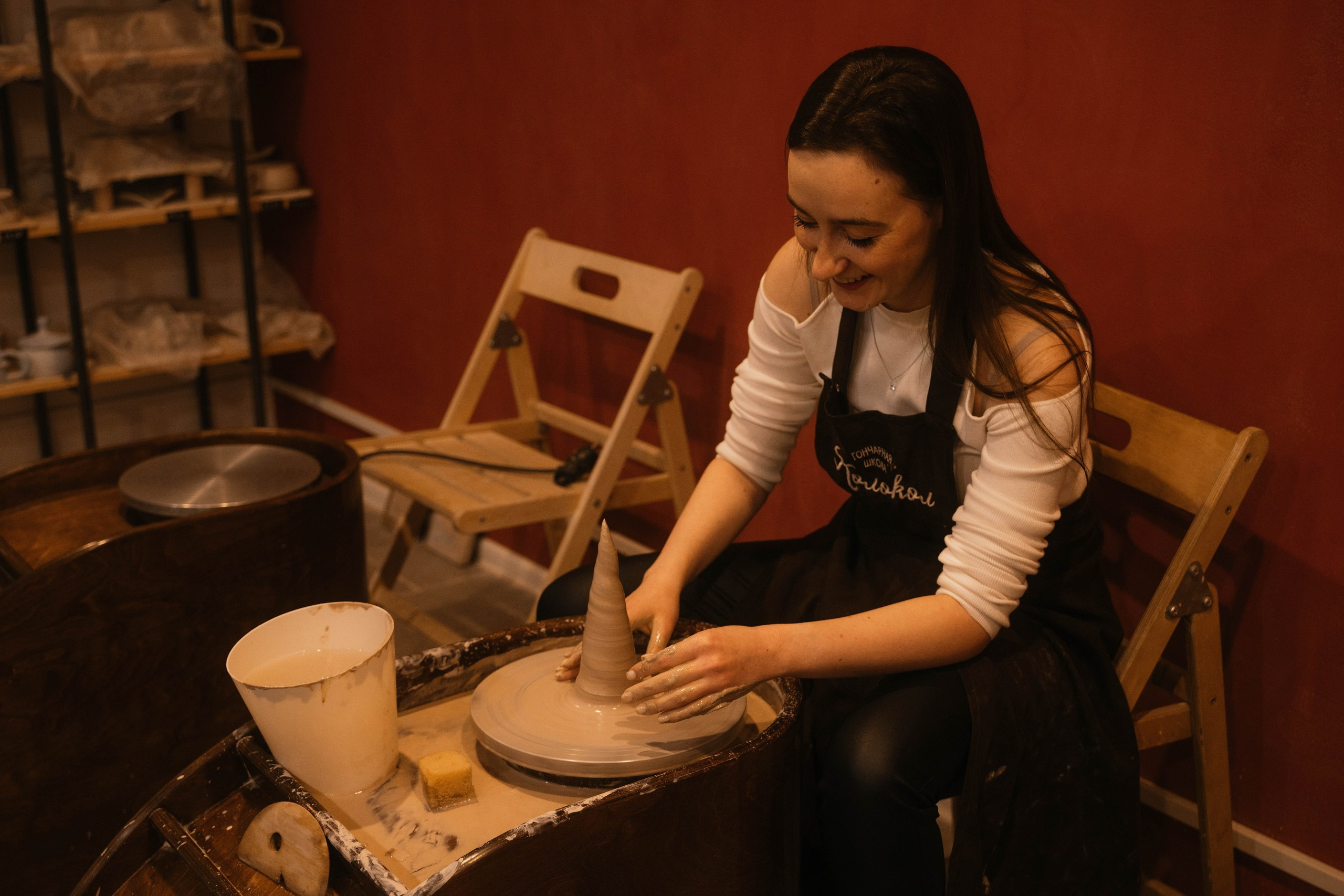 День рождения в гончарной мастерской. Свадебный, семейный фотограф в Рязани Лена Брант