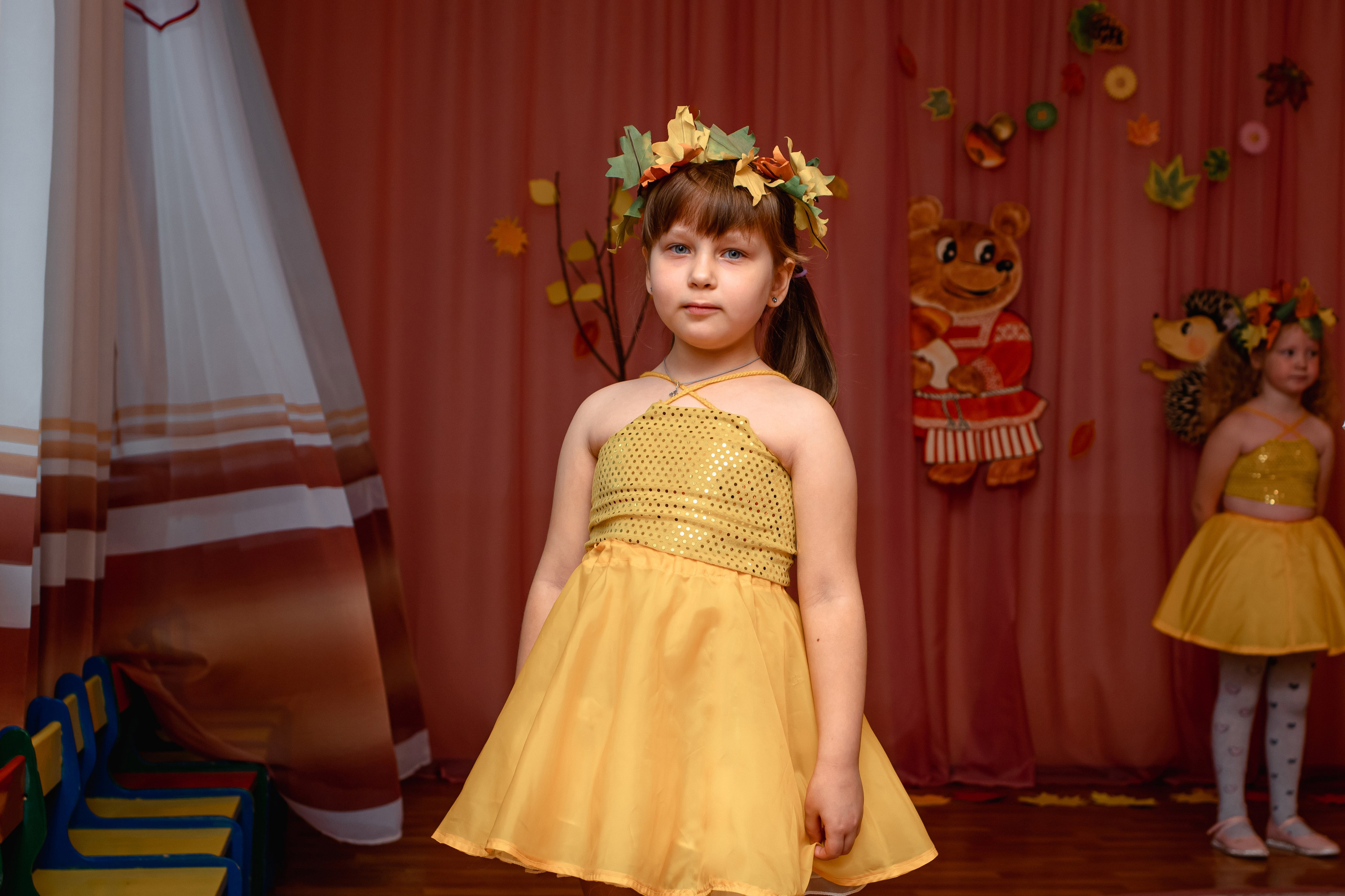 Осенний праздник в детском саду. Маргарита. Семейный фотограф в Минске Приболовец Светлана
