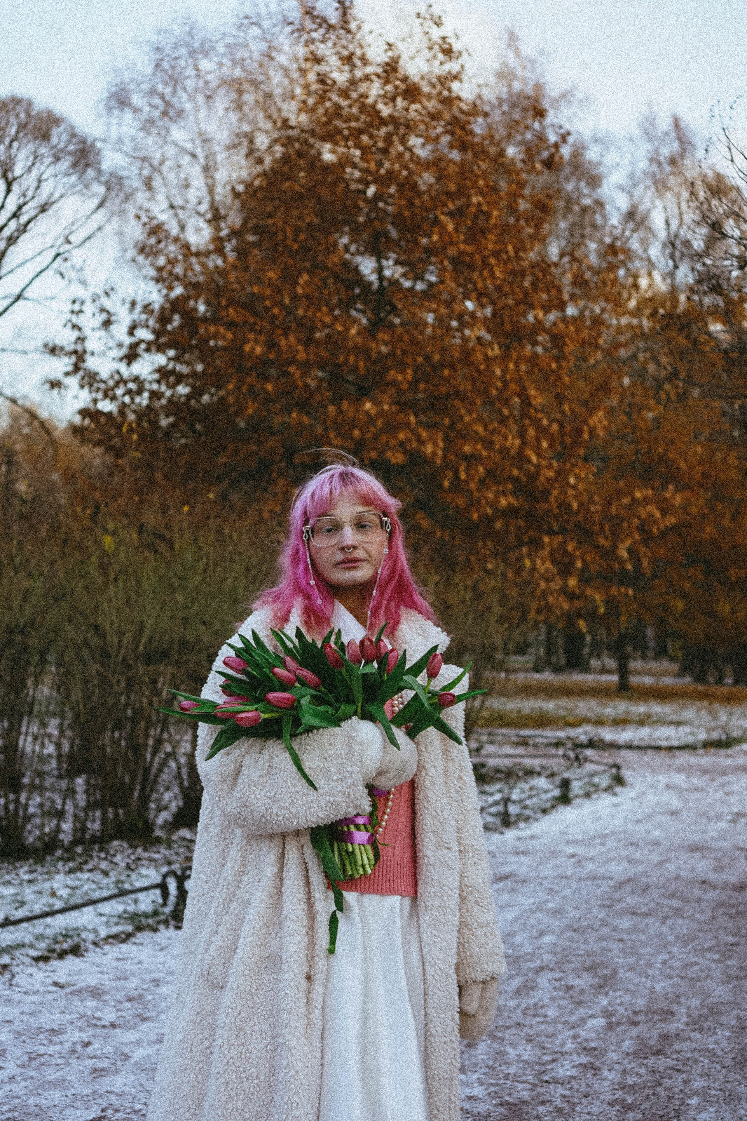 Прогулочная фотосессия с тюльпанами. Профессиональный фотограф, Санкт-Петербург — Виктория Богомолова