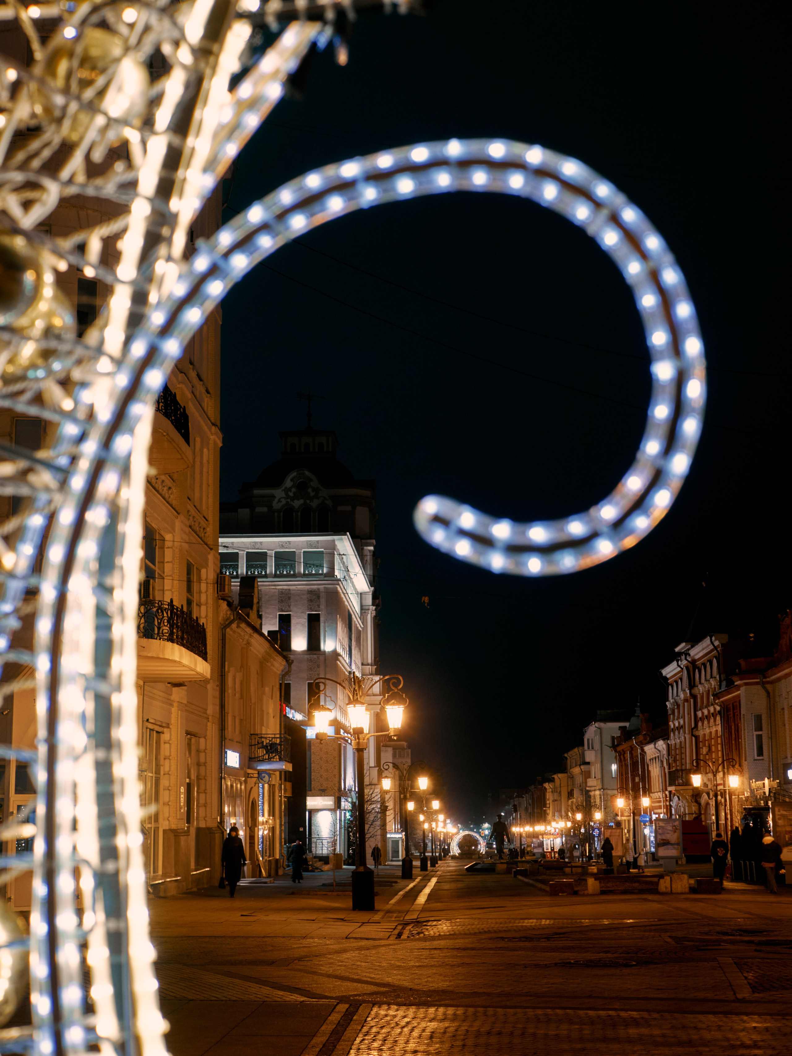 Улица Ленинградская в Самаре, декабрь 2024