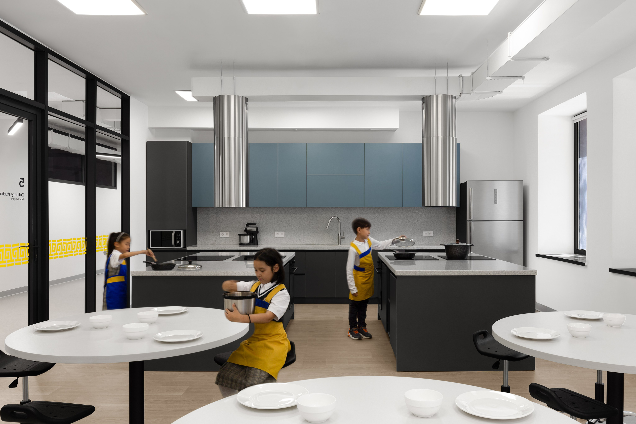 RS Group — Prometheus School. Roman Yakunin — interior photographer in Almaty, Kazakhstan