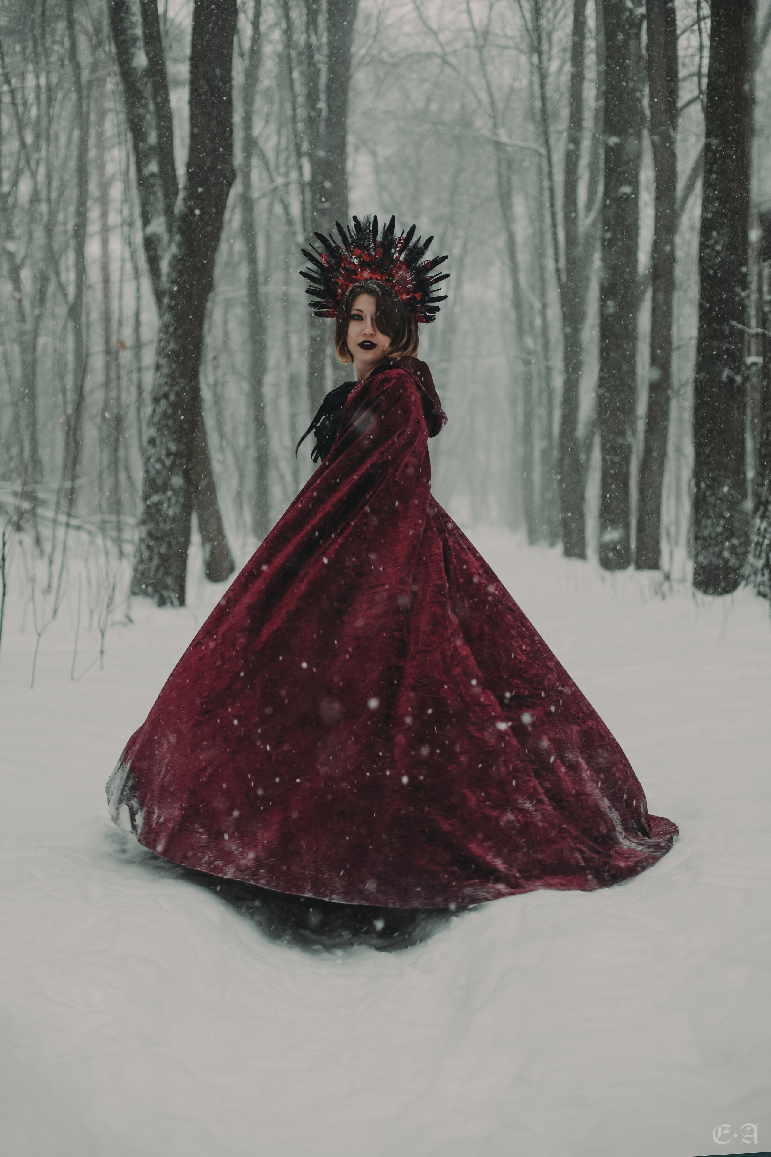 Зимняя сказка для Witch Light. Фотограф Ellairen