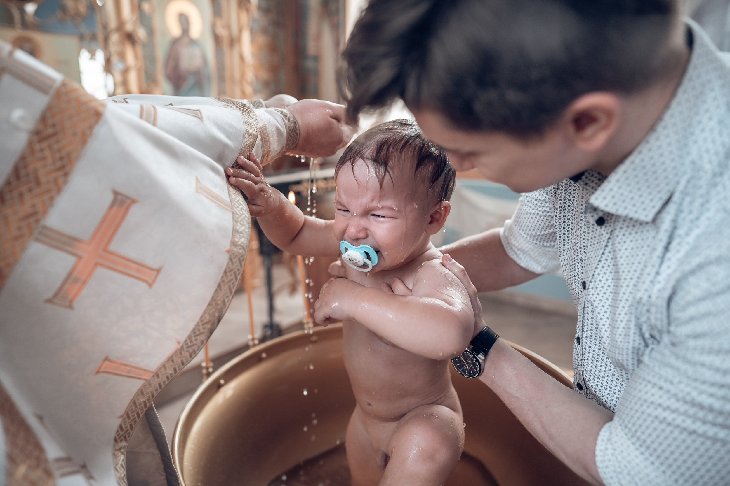 Крещение в храме ап.Андрея Первозванного г. Севастополь. Церковный фотограф Севастополь
