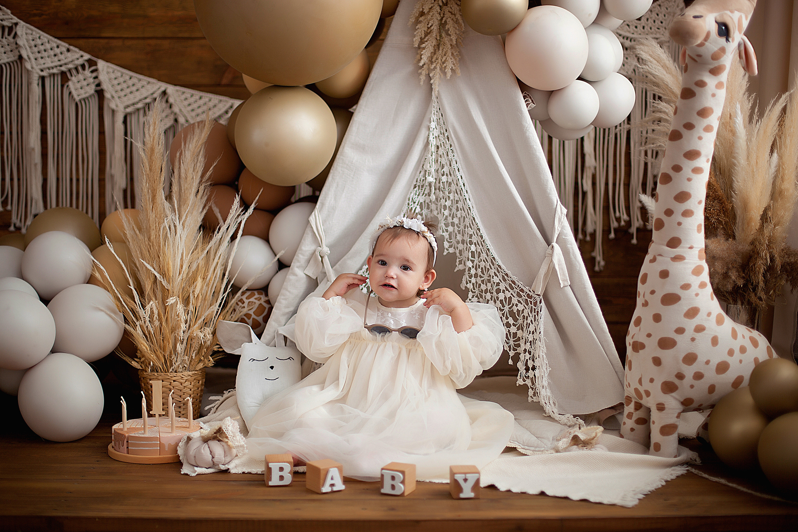 Съемка мне 1 годик. Фотограф новорожденных и детей до года в Новосибирске Ka