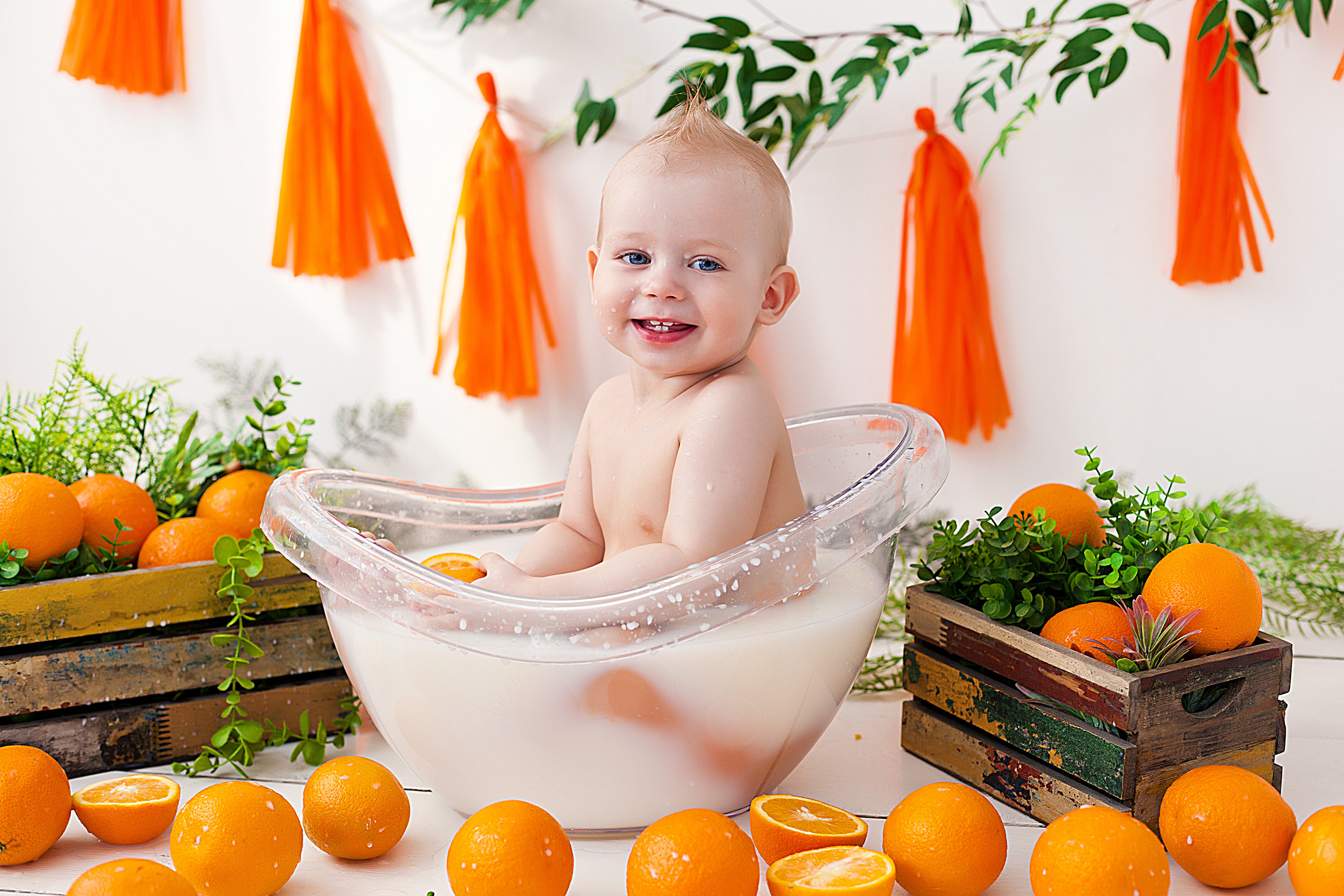 Съемка мне 1 годик. Фотограф новорожденных и детей до года в Новосибирске Ka