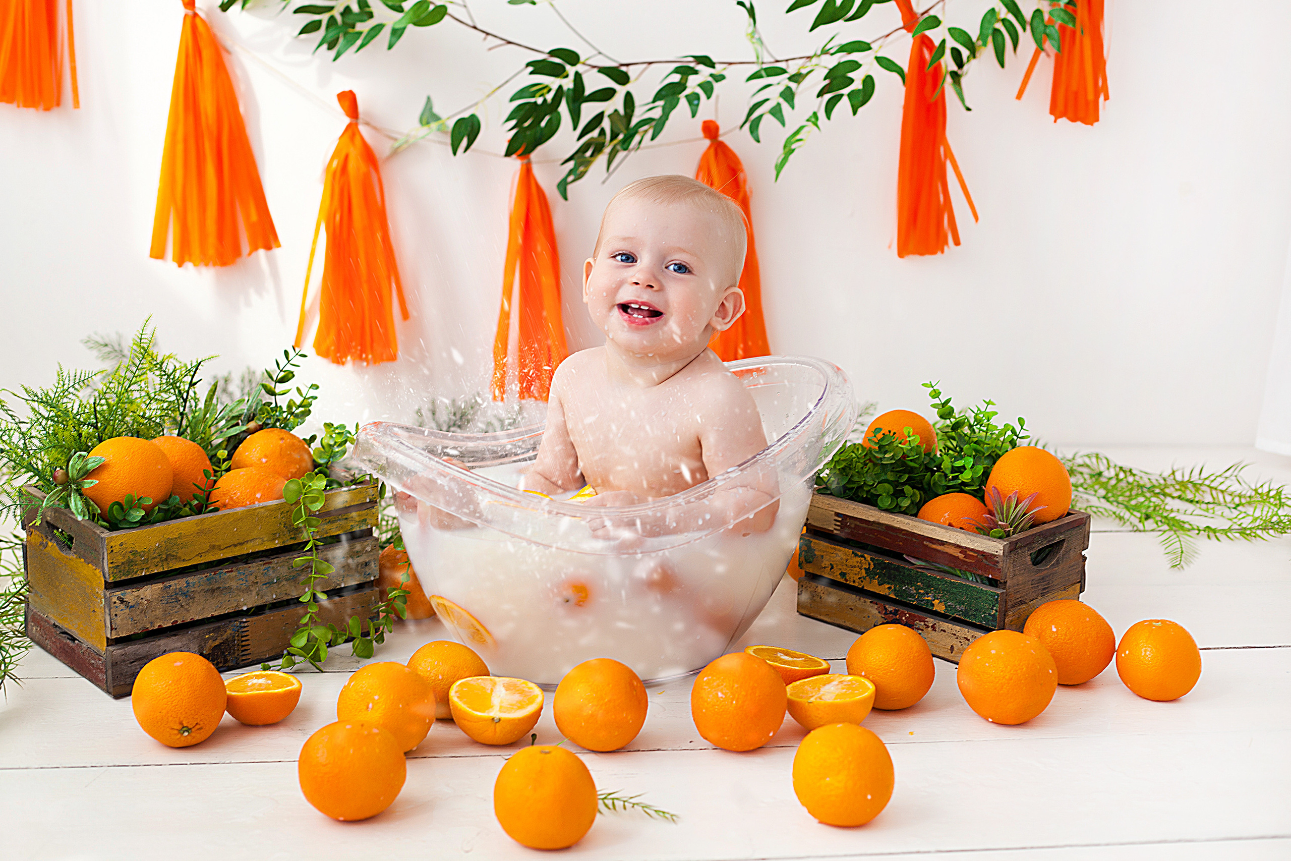 Съемка мне 1 годик. Фотограф новорожденных и детей до года в Новосибирске Ka