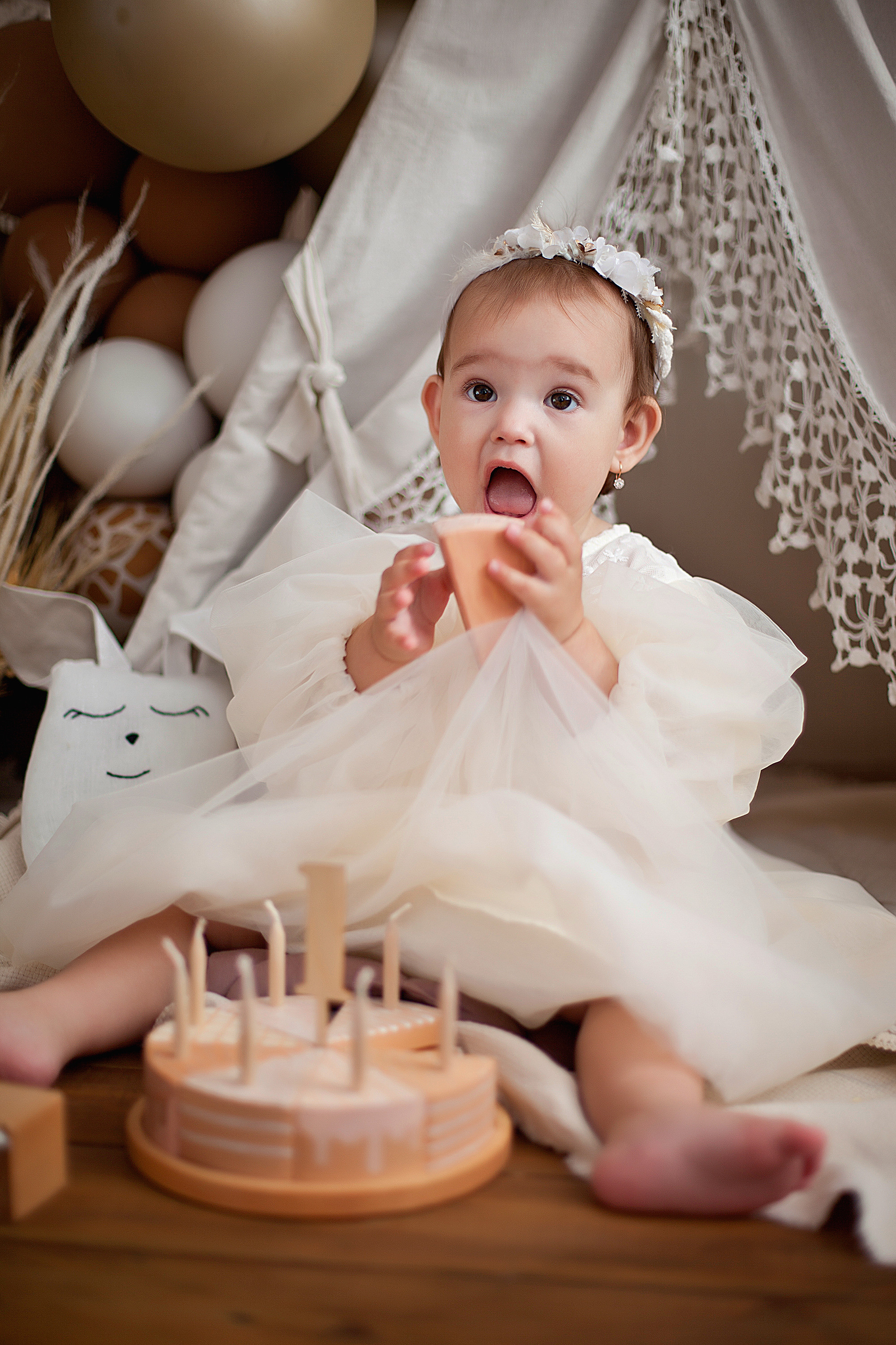 Съемка мне 1 годик. Фотограф новорожденных и детей до года в Новосибирске Ka